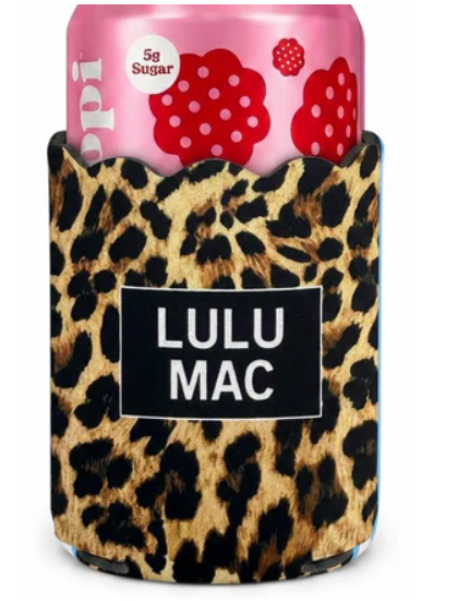 LuLu Mac Leopard Koozie