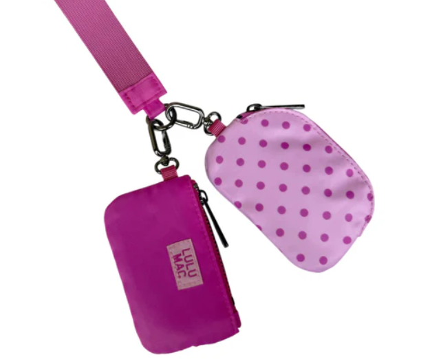 LuLu Mac Pink/Hot Pink Dots