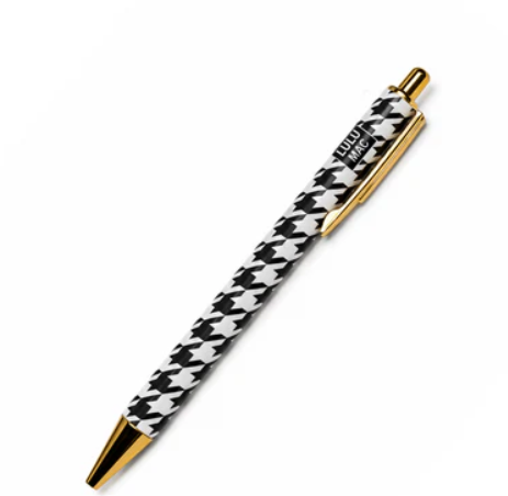 LuLu Mac Houndstooth Ink Pen