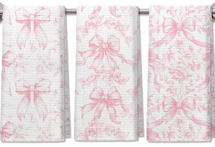 Bow Tea Towel Set of 3