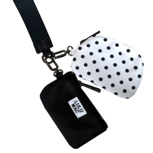 LuLu Mac White/Black Dots