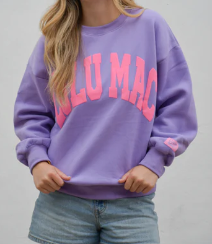 LuLu Mac Purple/Pink Puff Sweatshirt