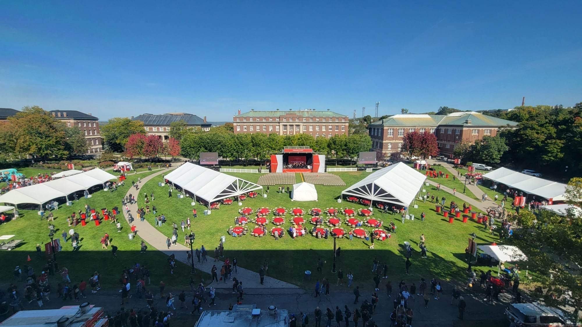 RPI Presidential Inauguration in Troy, NY. setup by Whalen Tents 