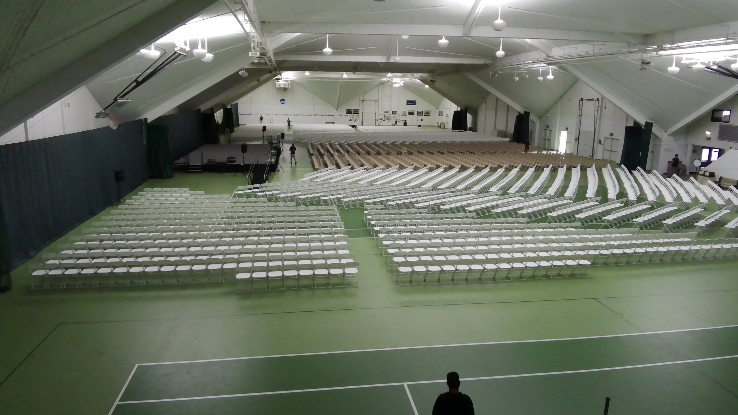 Vassar College Commencement Indoor Setup 2026