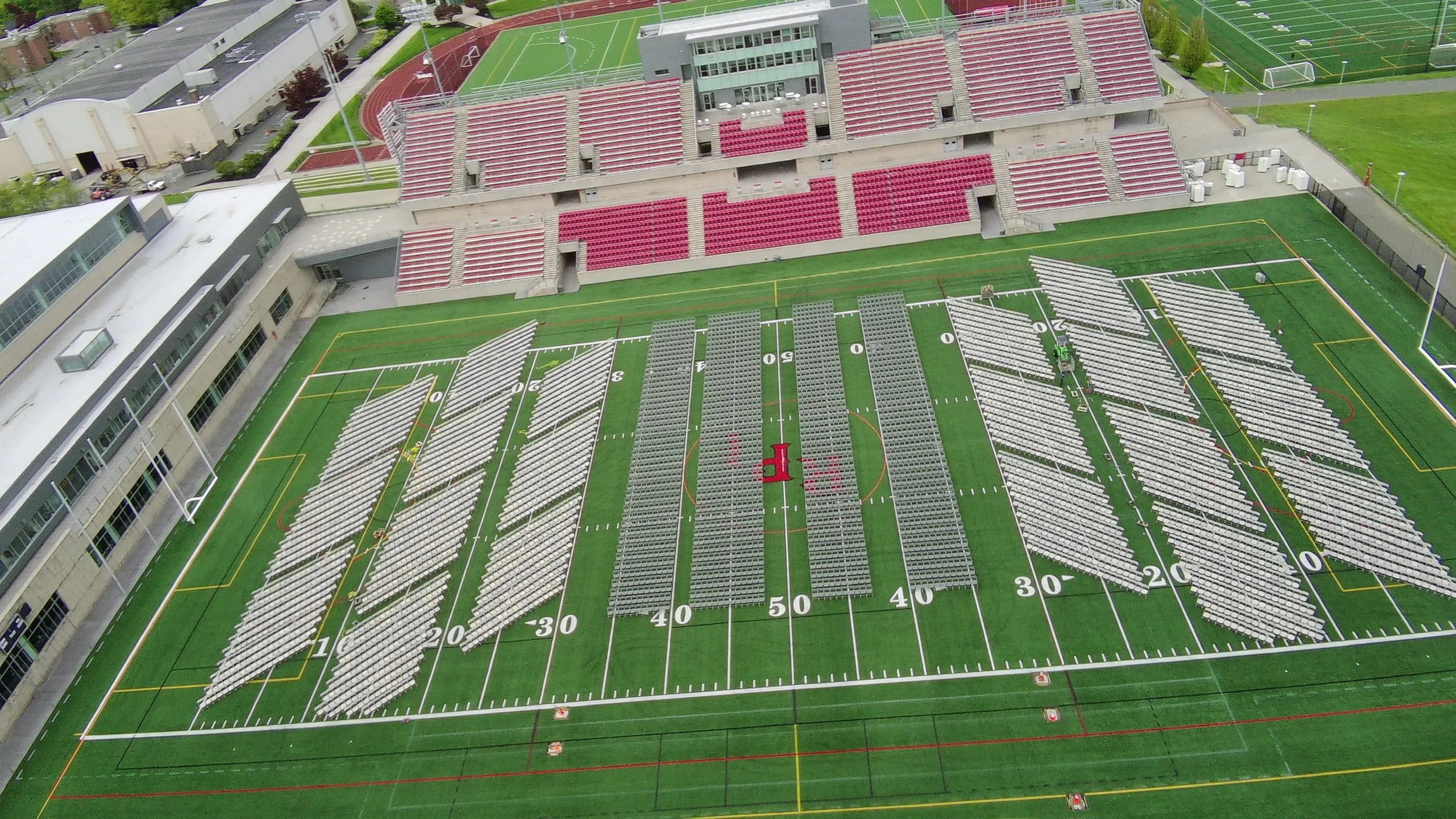 RPI Commencement 2026 Chair Setup