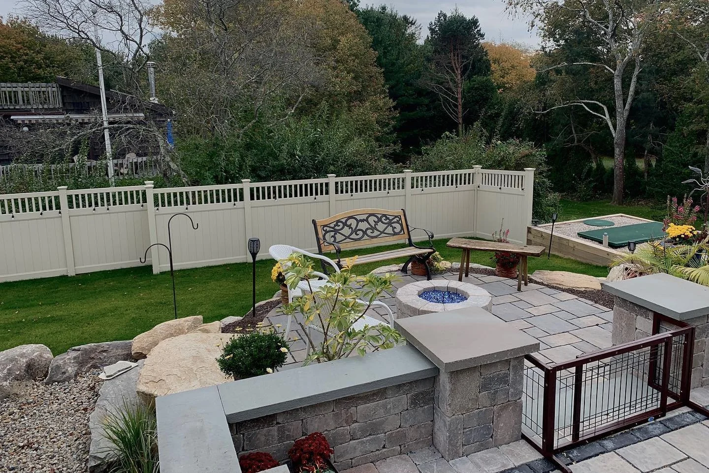 Custom Fire Pit Designs for Memorable Nights in Your Newport or South Kingstown, RI Yard