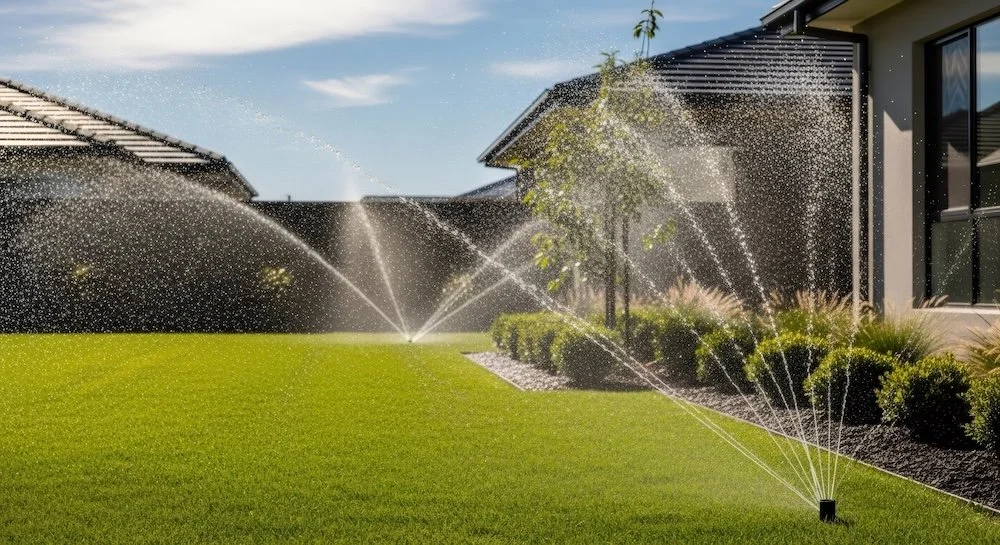 Irrigation for new landscape projects in Charlestown, RI