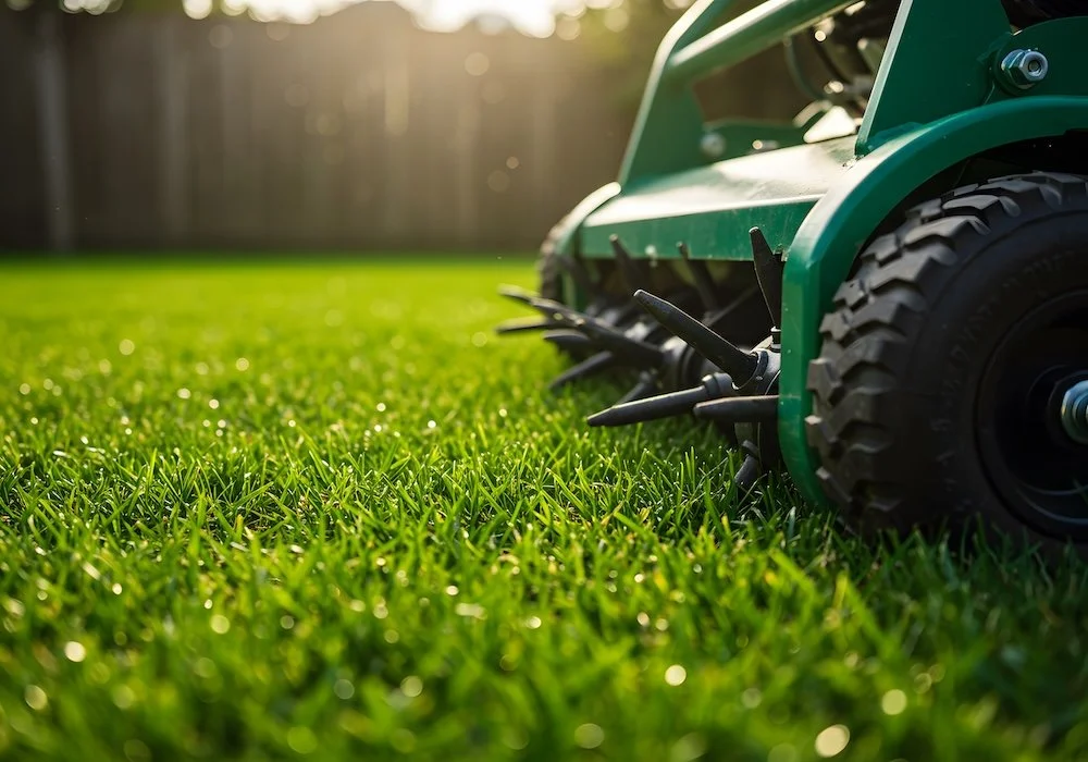 Lawn aerator services in Middletown, RI