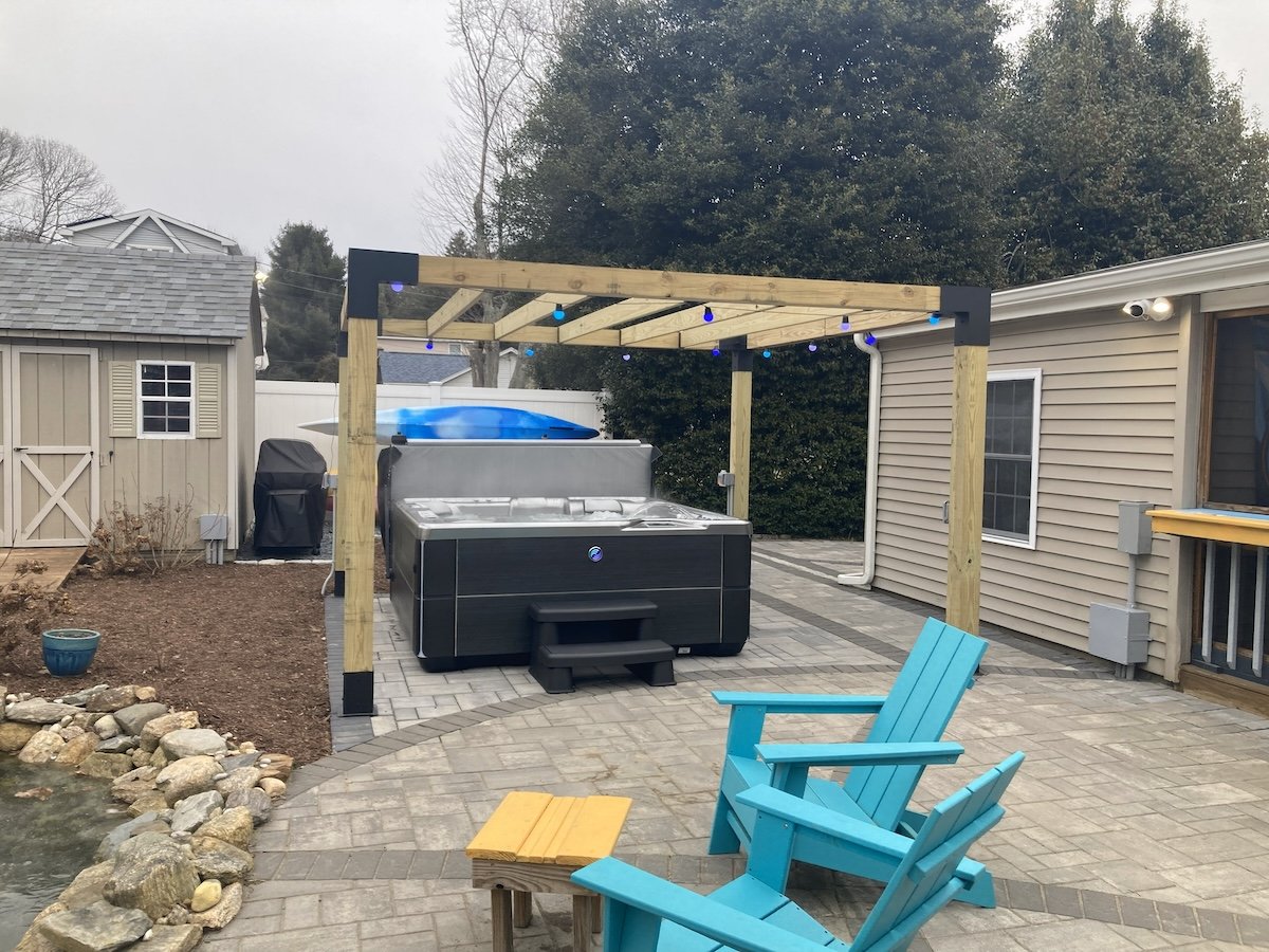 Patio design in South Kingstown, RI