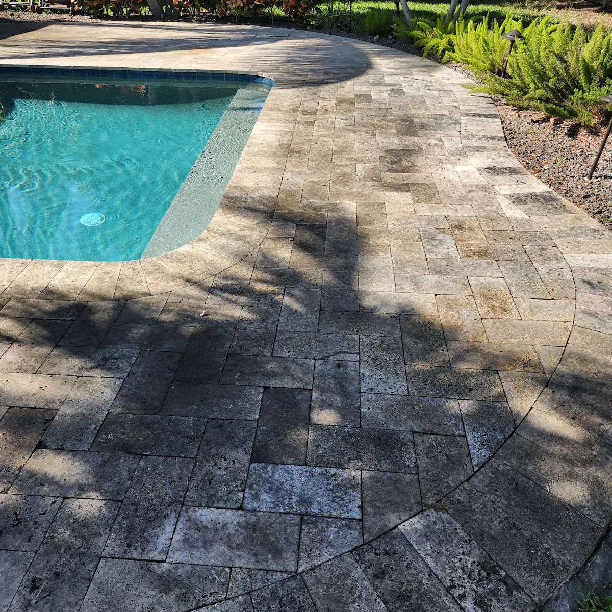 Placido Bayou St Pete paver sealing before