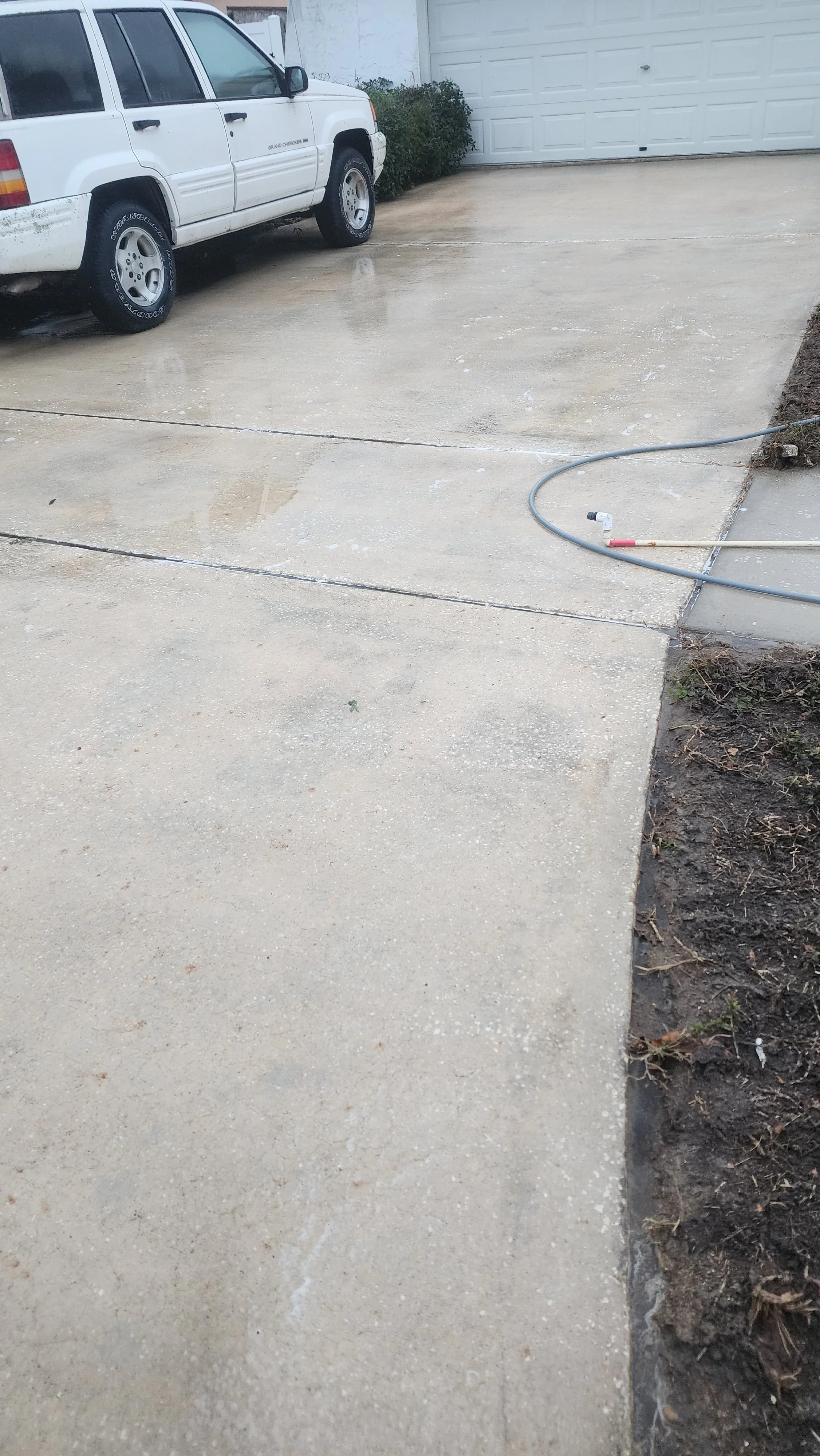 Driveway cleaning in Seminole FL After photo