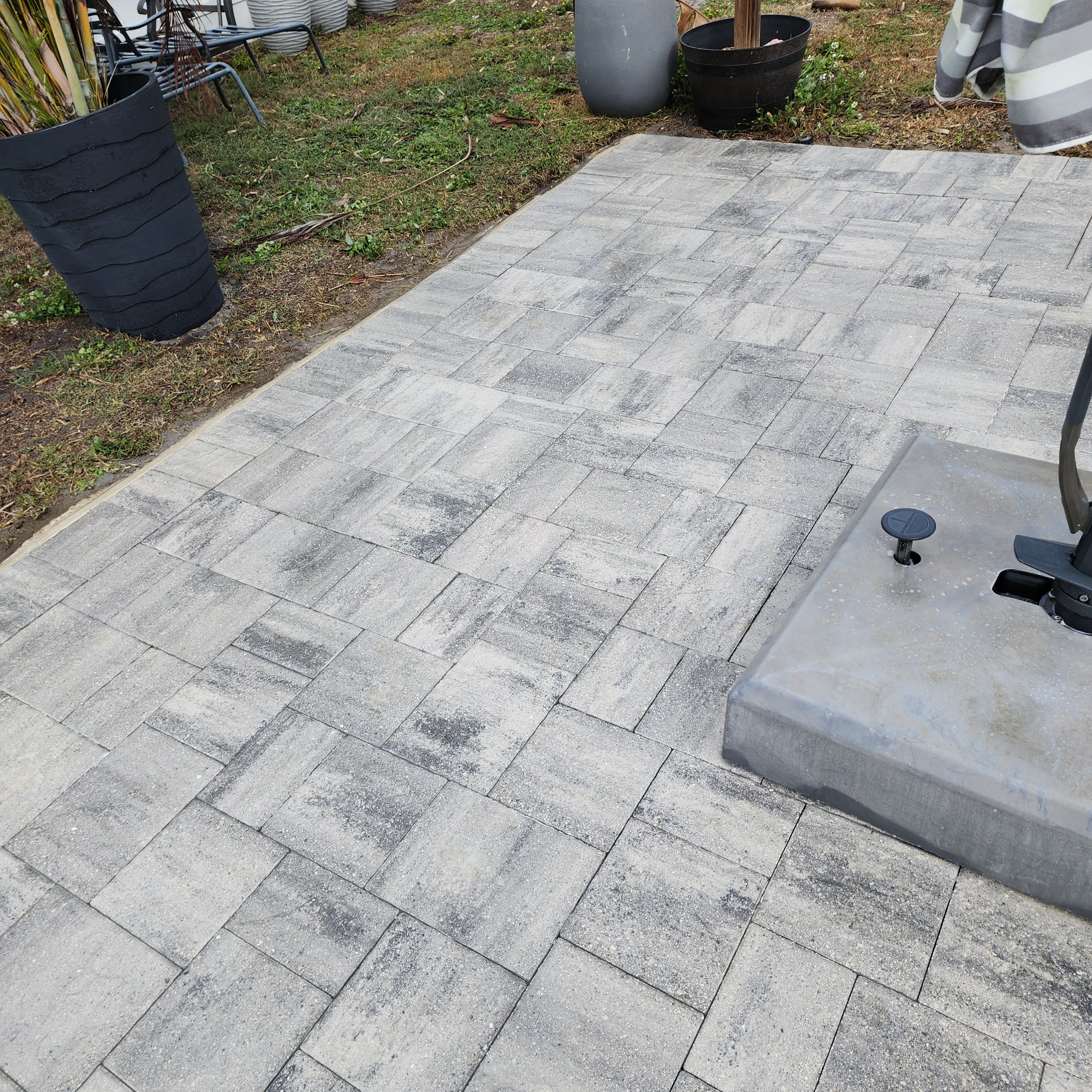 Largo Paver Sealing Wet Look before
