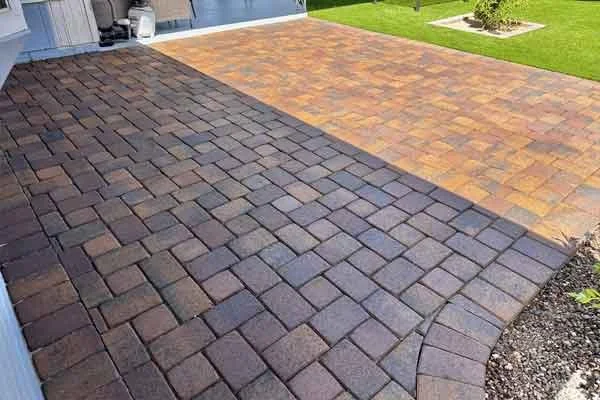 Old NE Paver sealing after