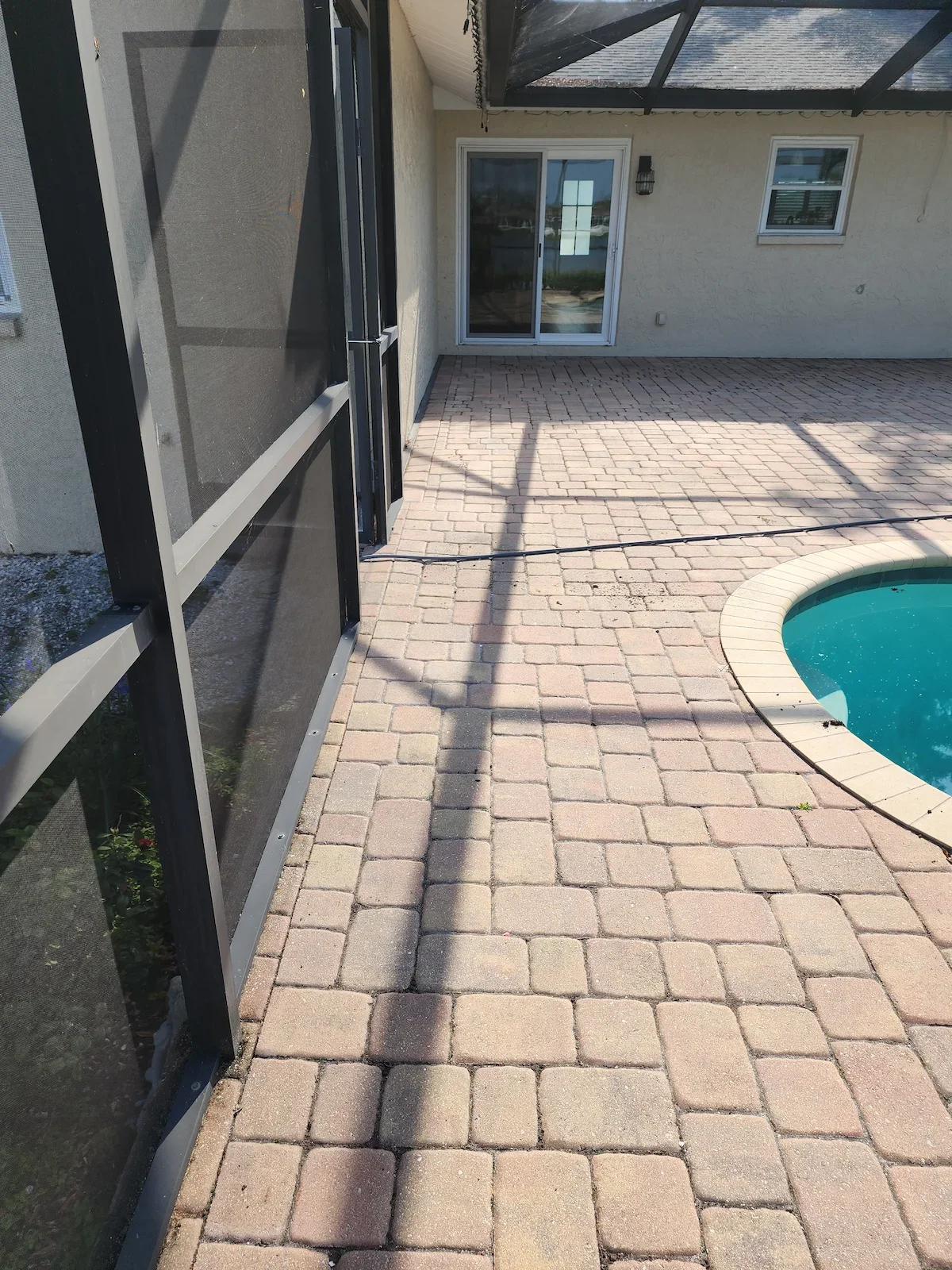 shore acres pool deck paver sealing before