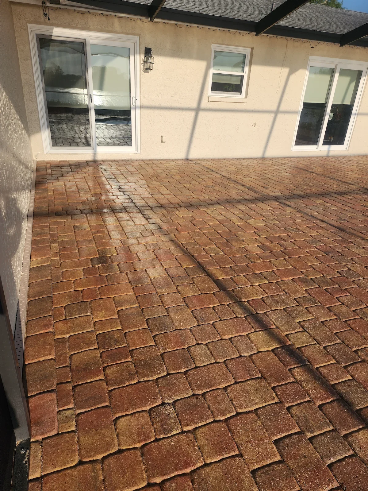 shore acres pool deck paver sealing after