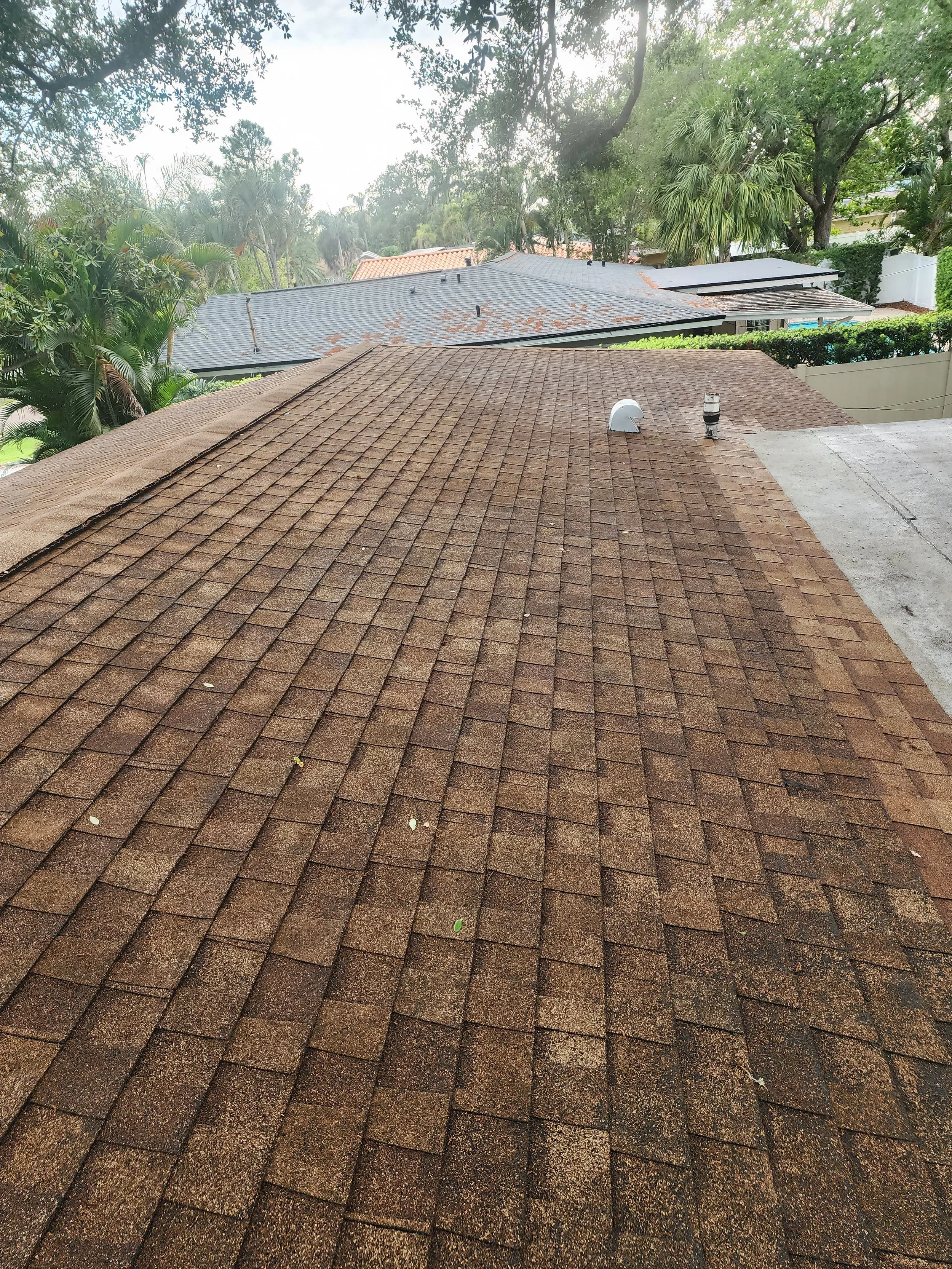 shore acres roof debris removal after