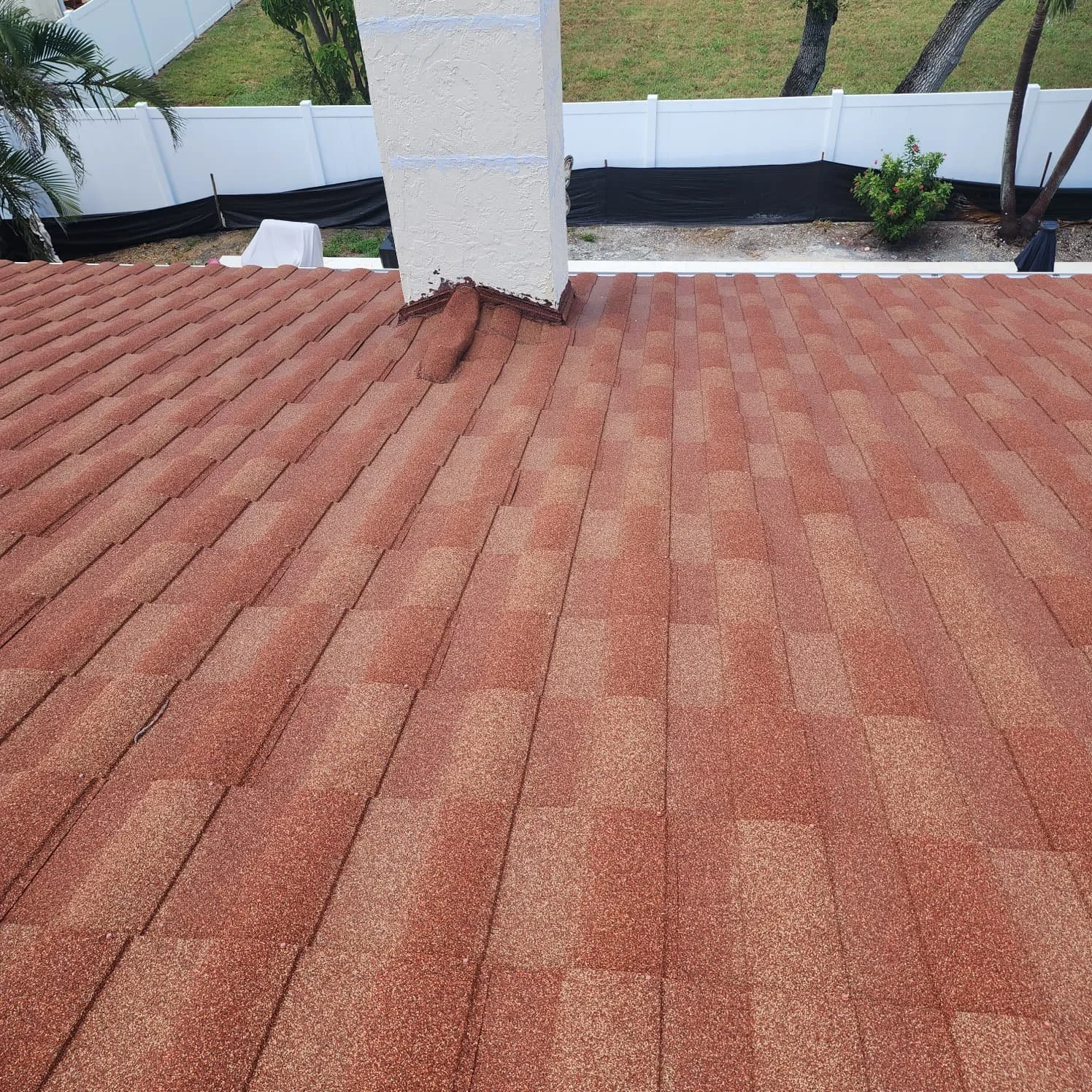 tierre verde metal coated roof soft wash after