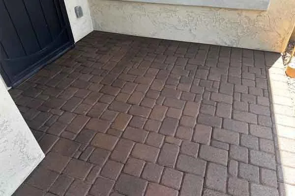 St Petersburg paver sealing after Jungle Nation