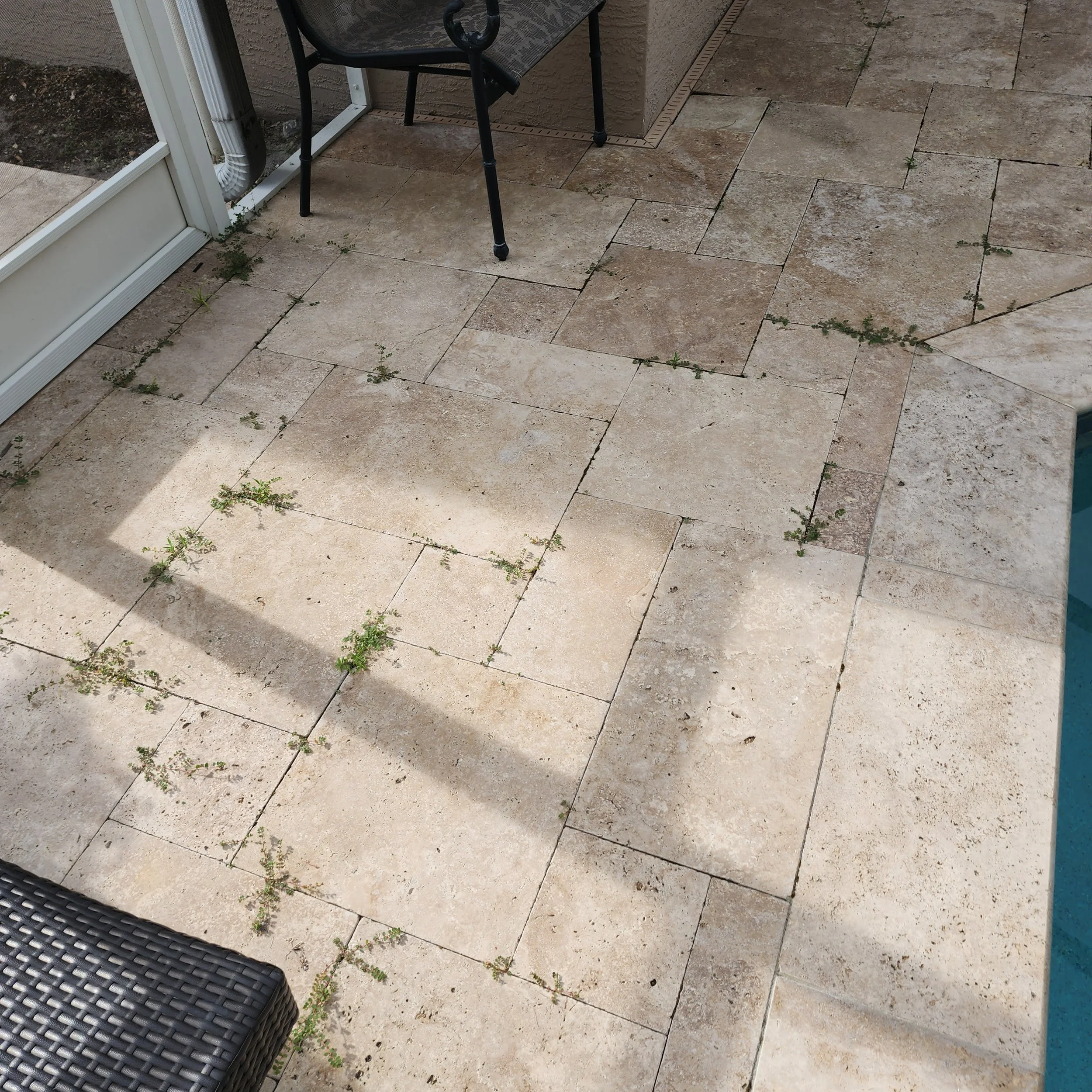Old SE paver sealing before