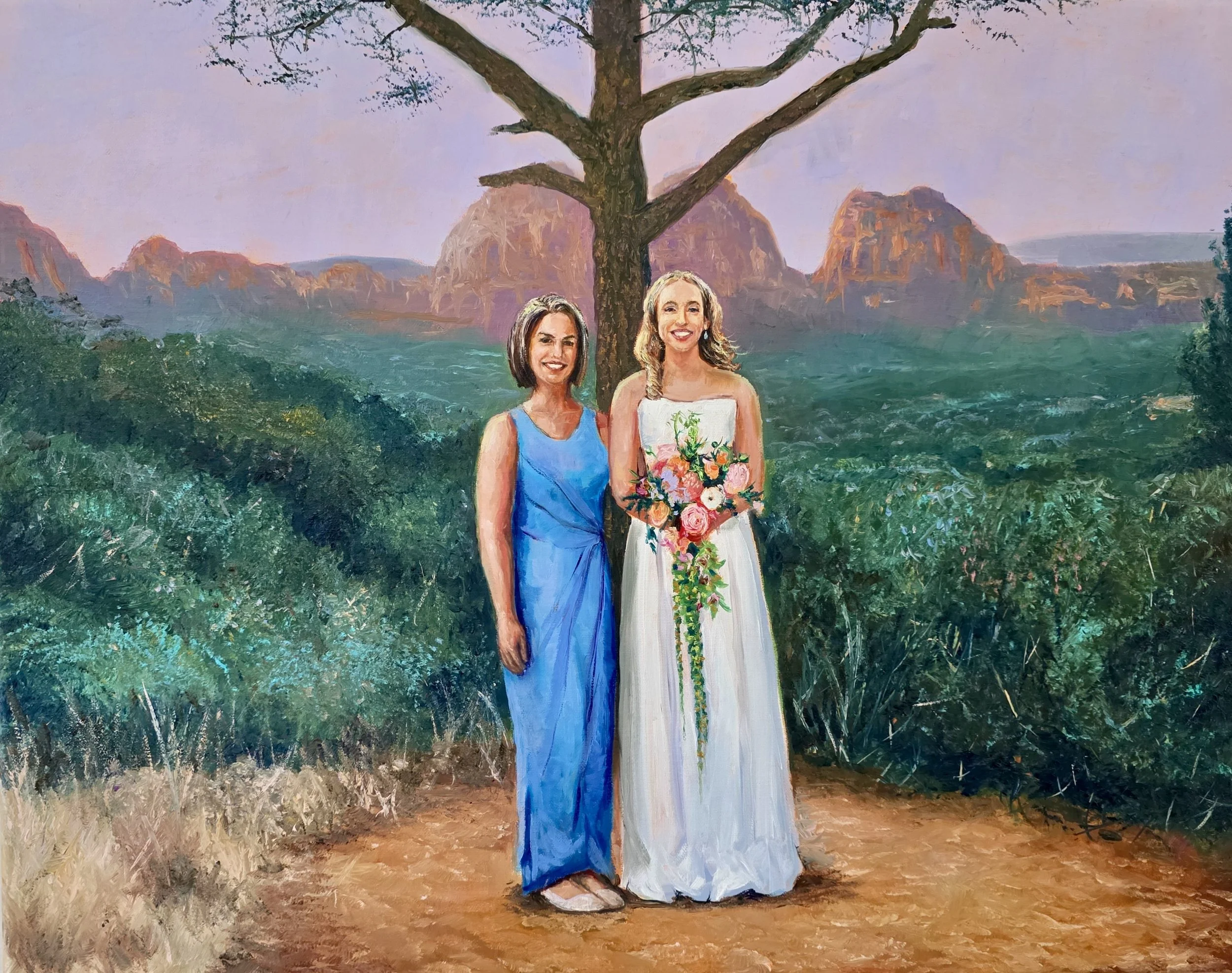 Commissioned Paintings Are A Meaningful Wedding Gift Idea