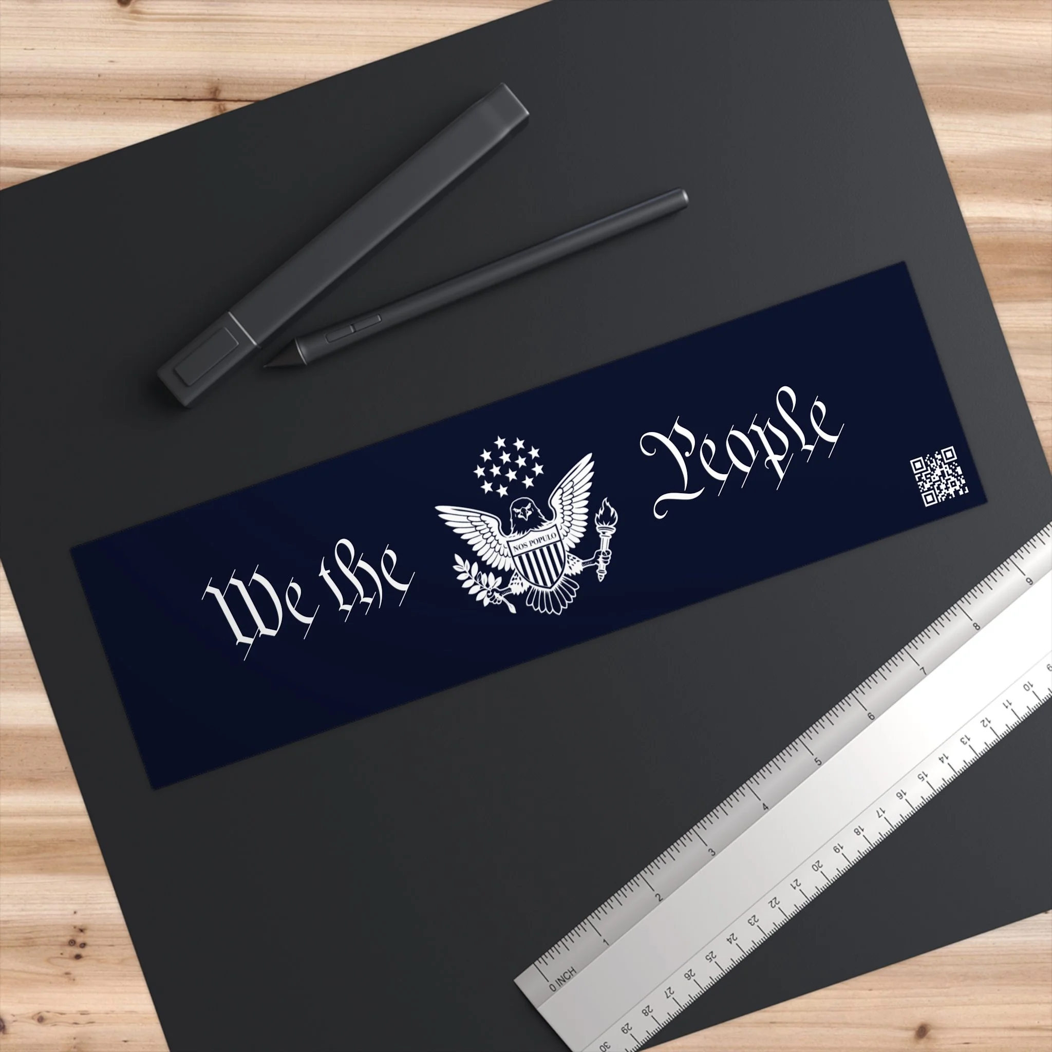 House of the People - We the People Bumper Sticker, Blue