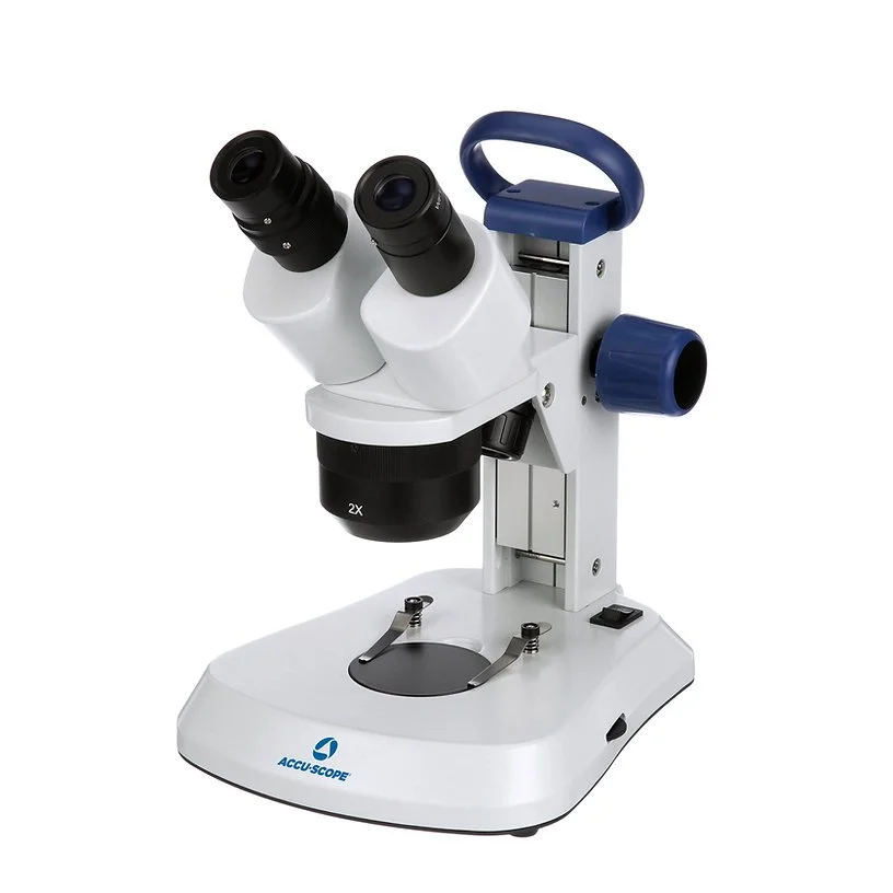 Accu-Scope EXS-210-24 Stereo Microscope with 2X and 4X Objectives