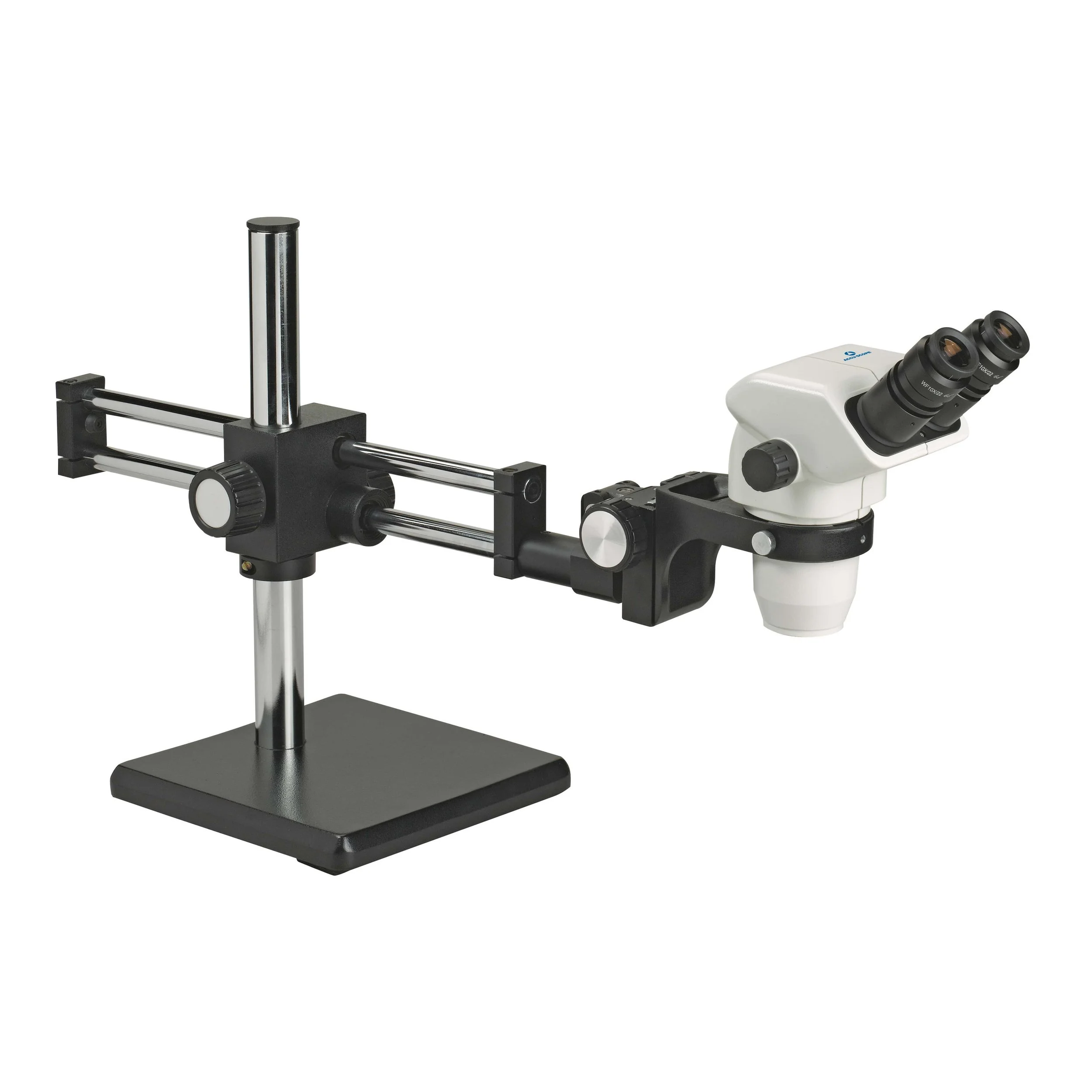Accu-Scope 3075 Zoom Inspection Microscope on Gliding Arm Boom Stand