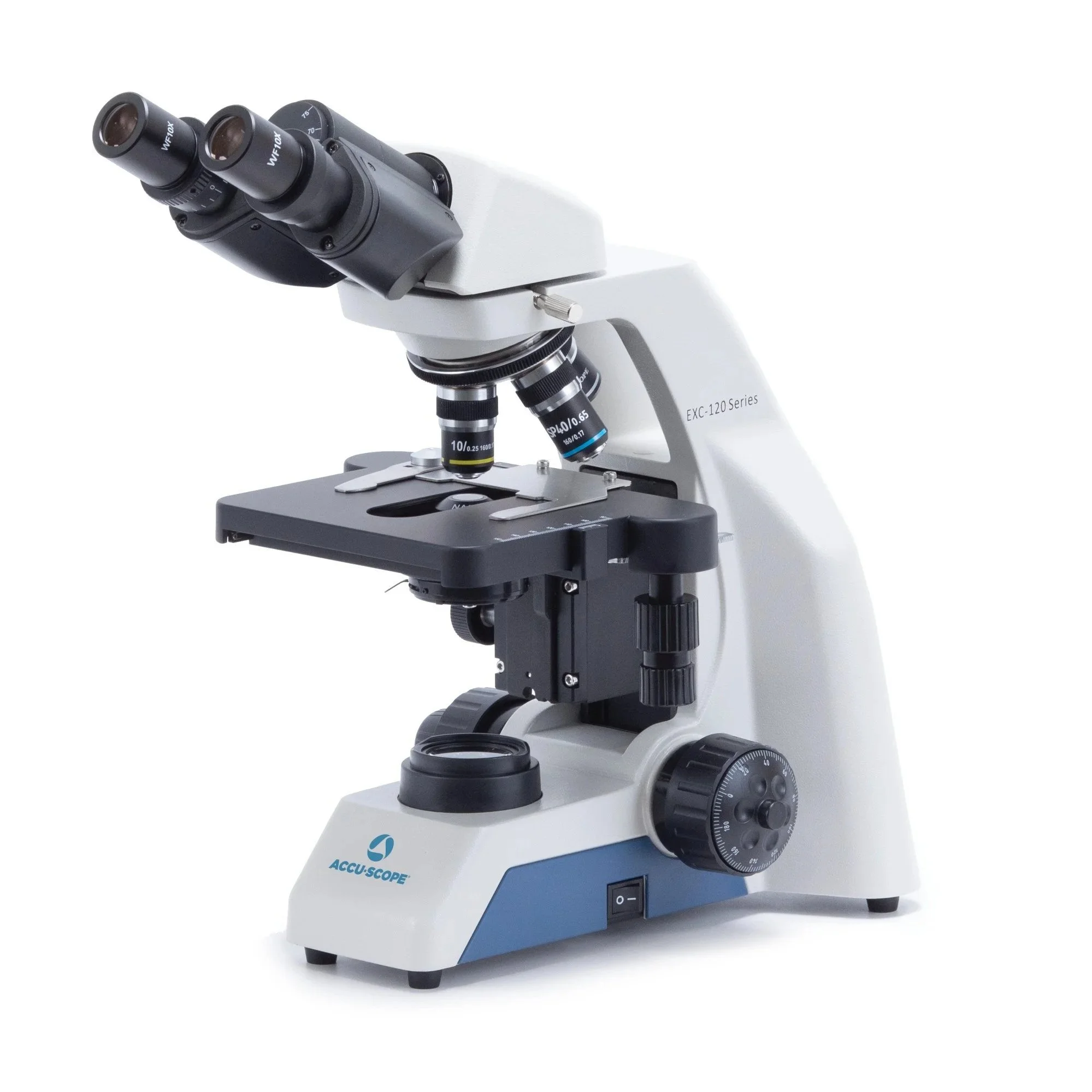 Accu-Scope EXC-120 Binocular Microscope with Achromat Objectives