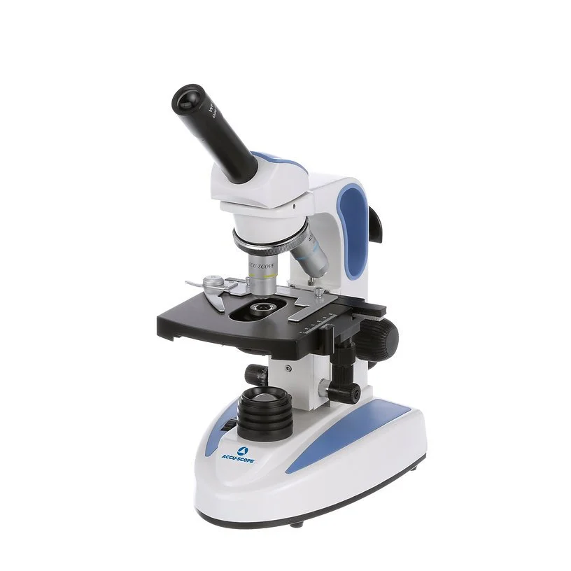Accu-Scope EXM-150 Monocular Microscope with Mechanical Stage