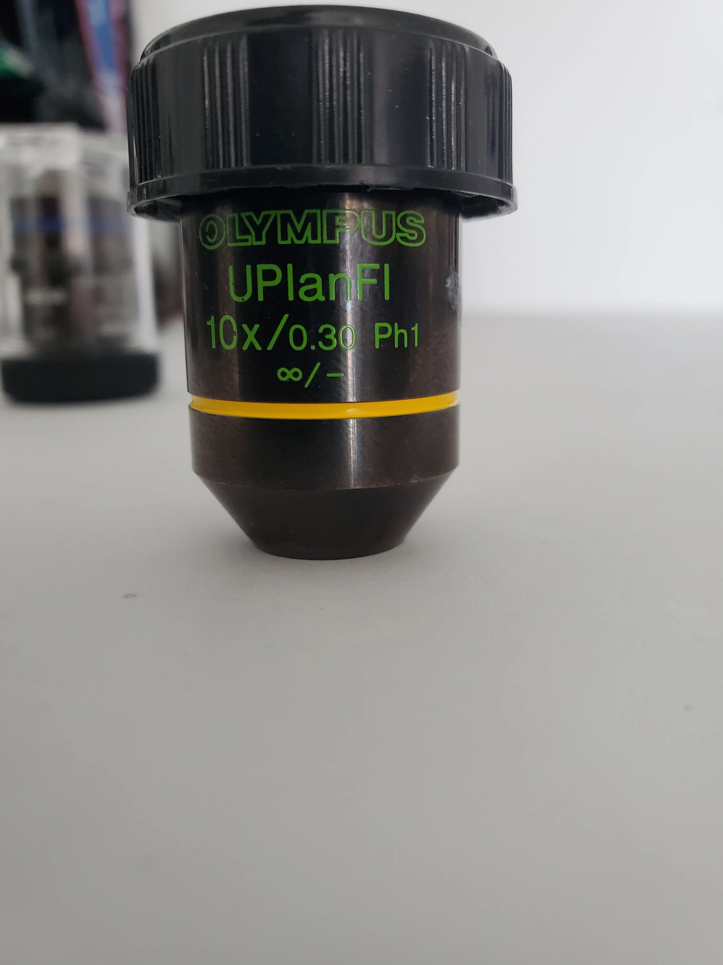 Olympus UPlanFL 10x Phase1 Objective - Refurbished