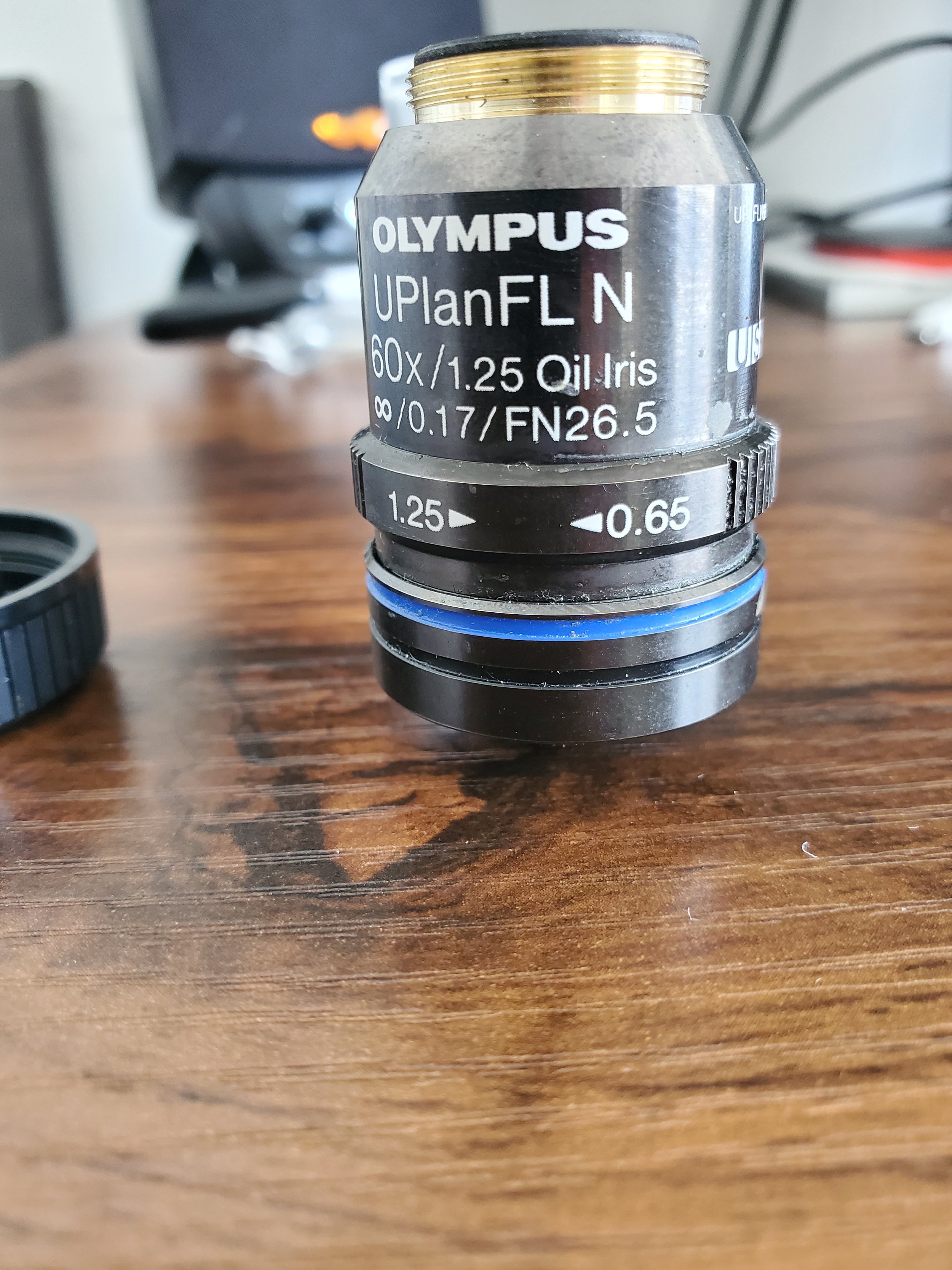 Olympus UPlanFL N 60x Oil Iris Objective - Refurbished