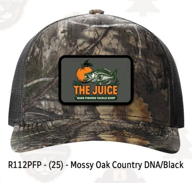 The Juice Bass Tackle - Richardson 112PFP - Woven Patch Hat