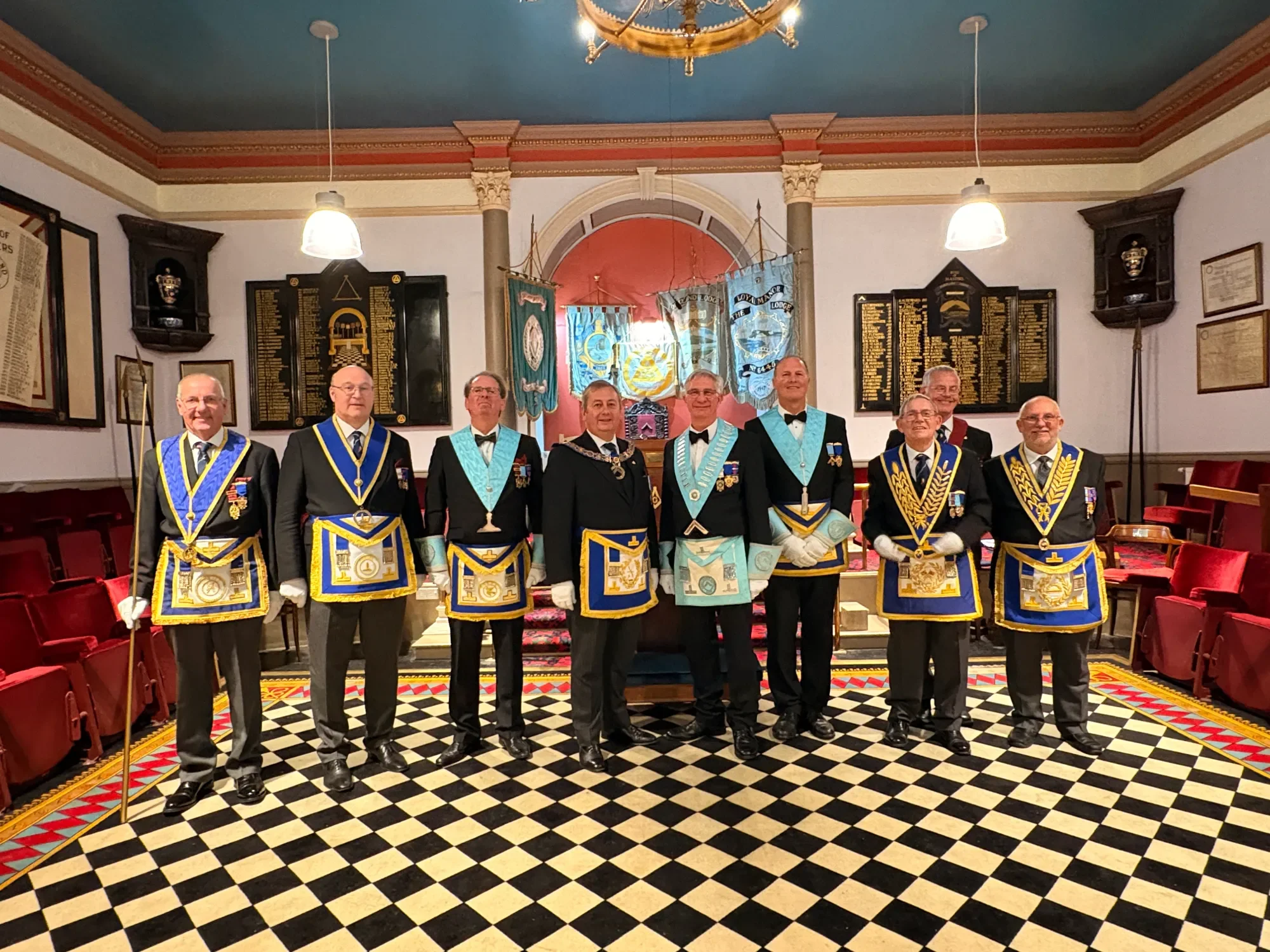 Installation of Steve Watkin as Worshipful Master of Loyal Manor Lodge No.&nbsp;6445