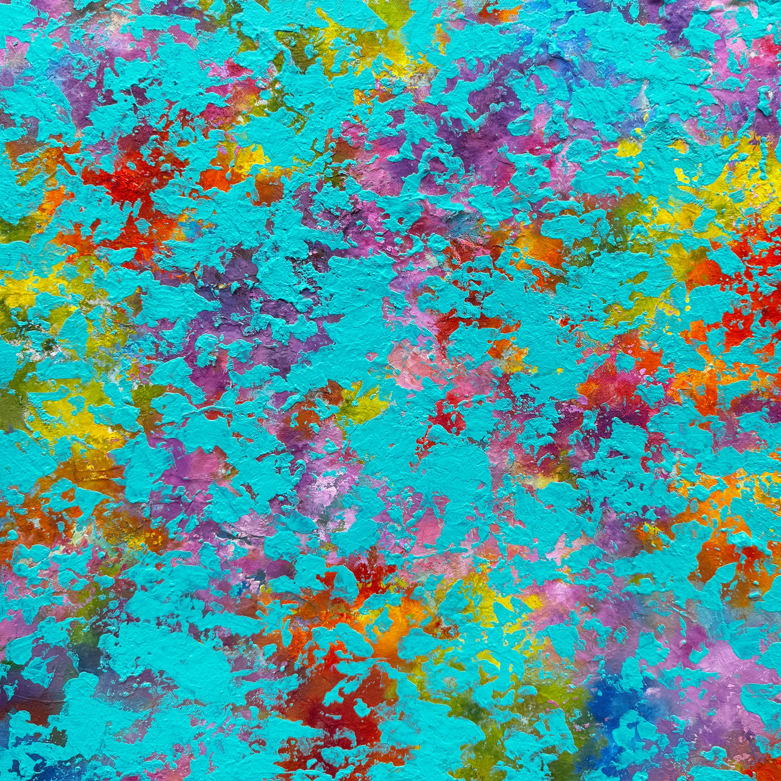 "Mother's Day", oil and wax on canvas, 20"x20", 2026
