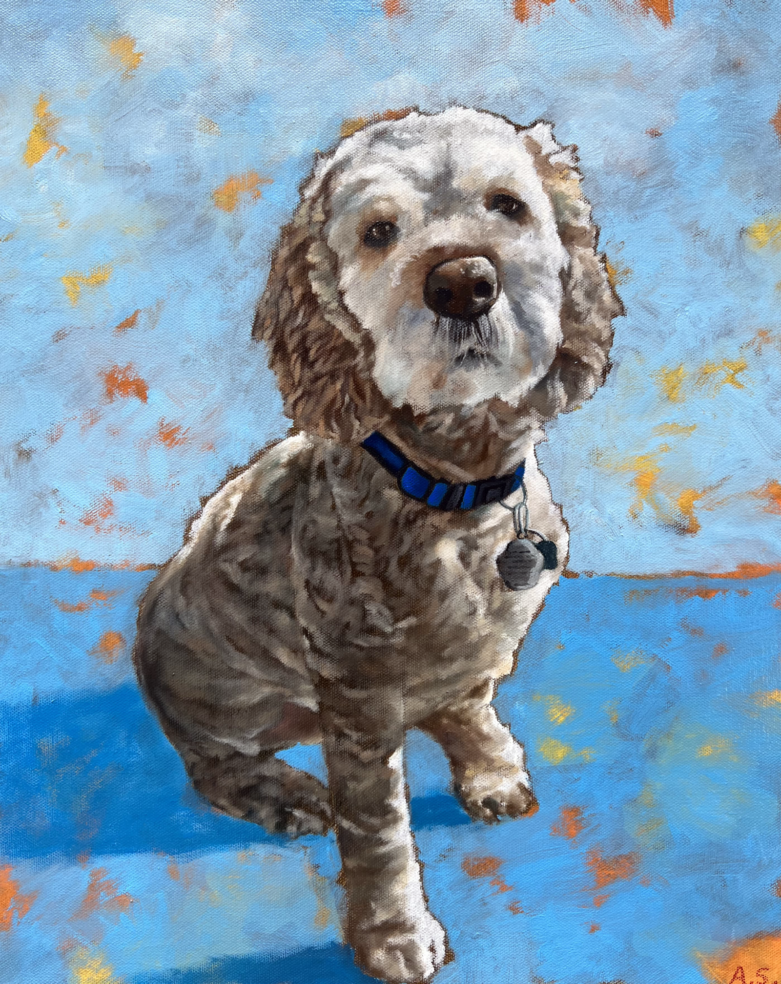 "Gatsby", oil on canvas, 18"x24", 2023