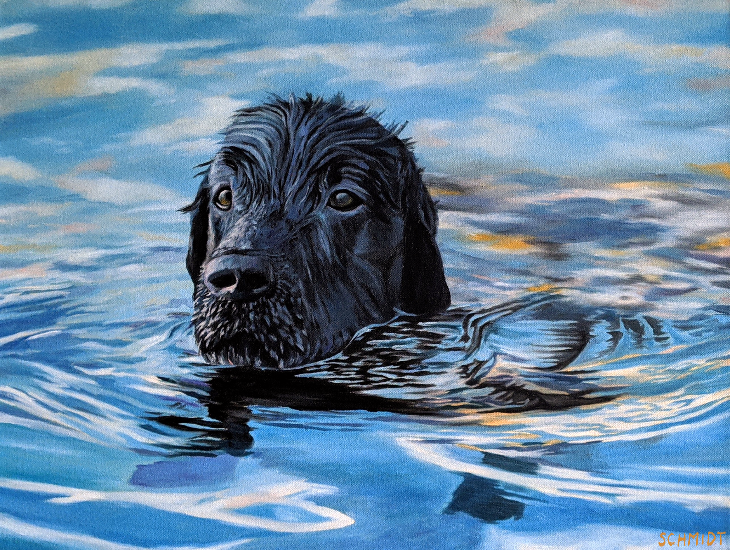 "Piper", oil on canvas, 18"x24", 2019