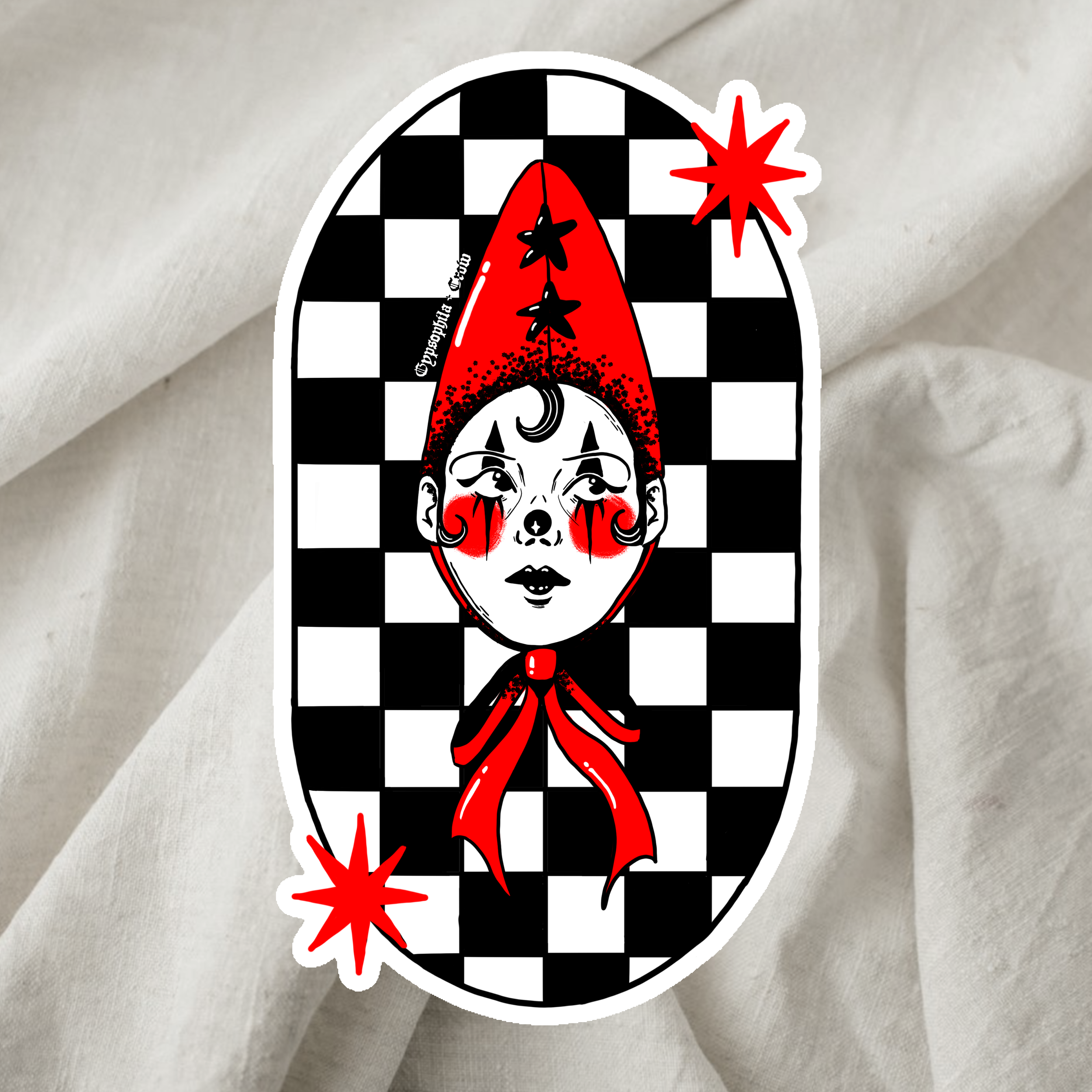 the jester sticker