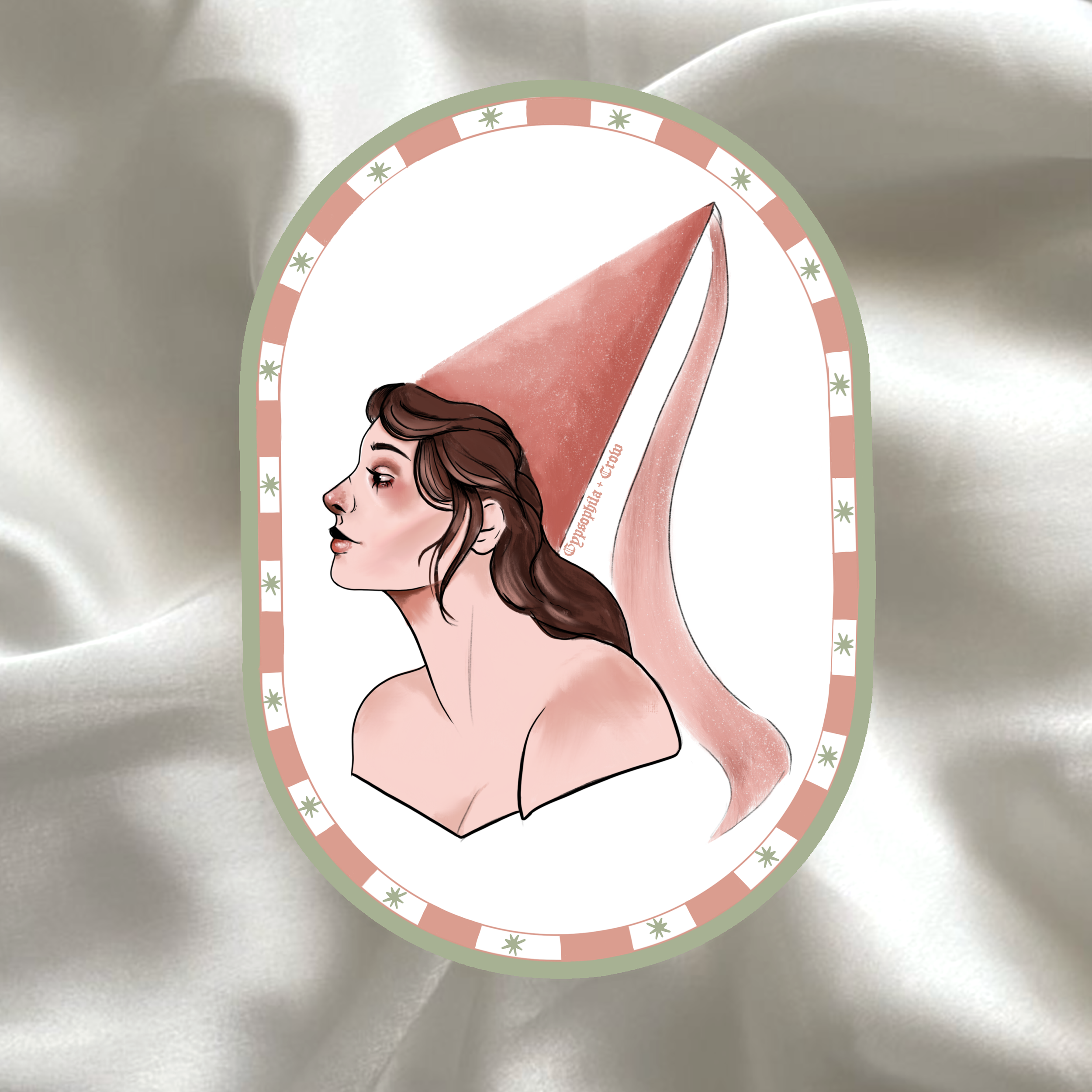 medieval princess sticker