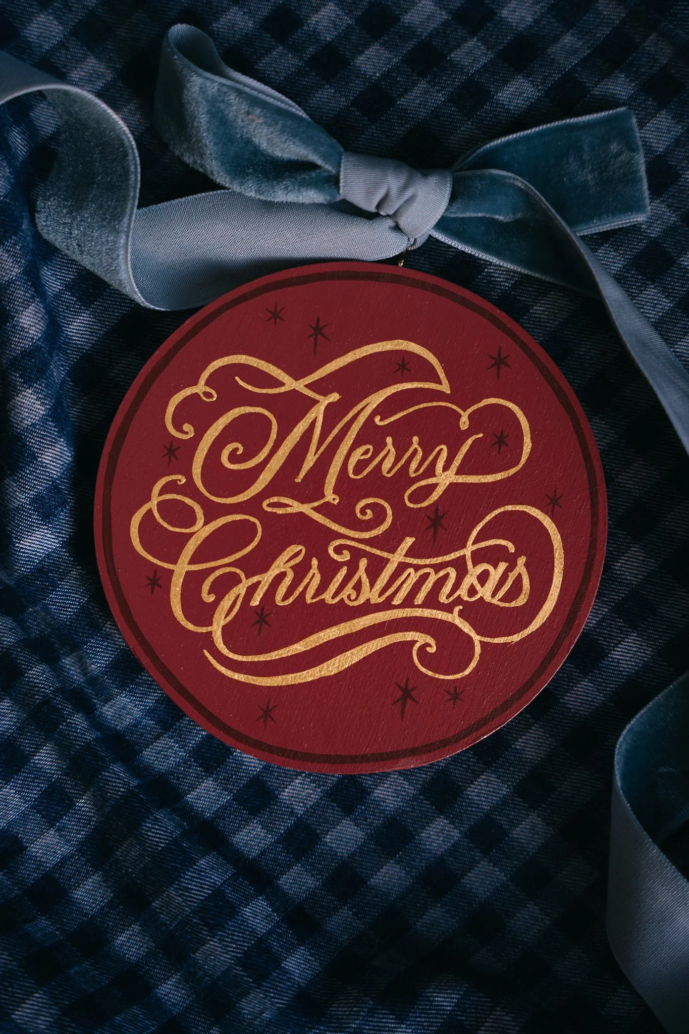 Double sided Festive Plaque