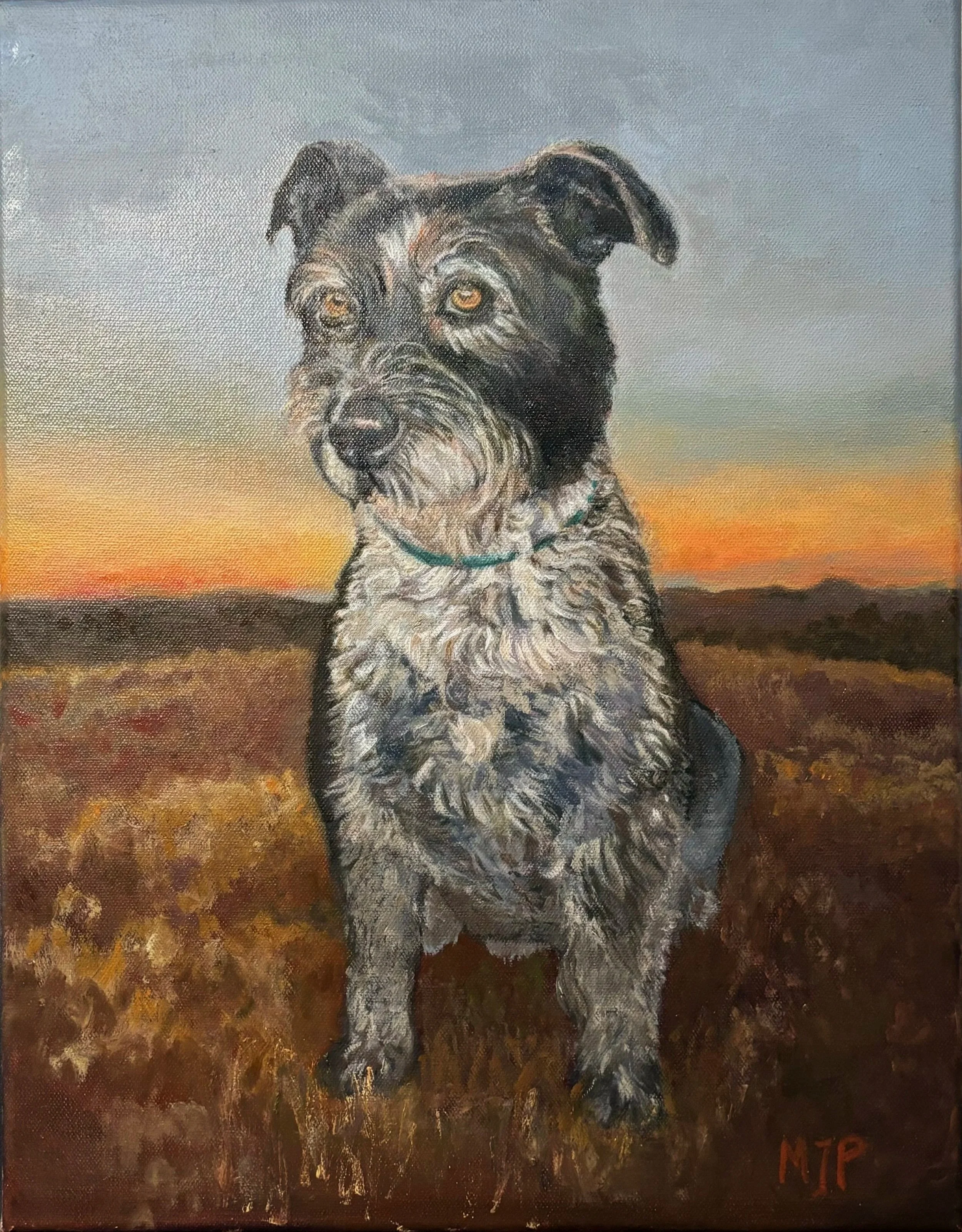 Picaza - Oil on canvas 18x14 in