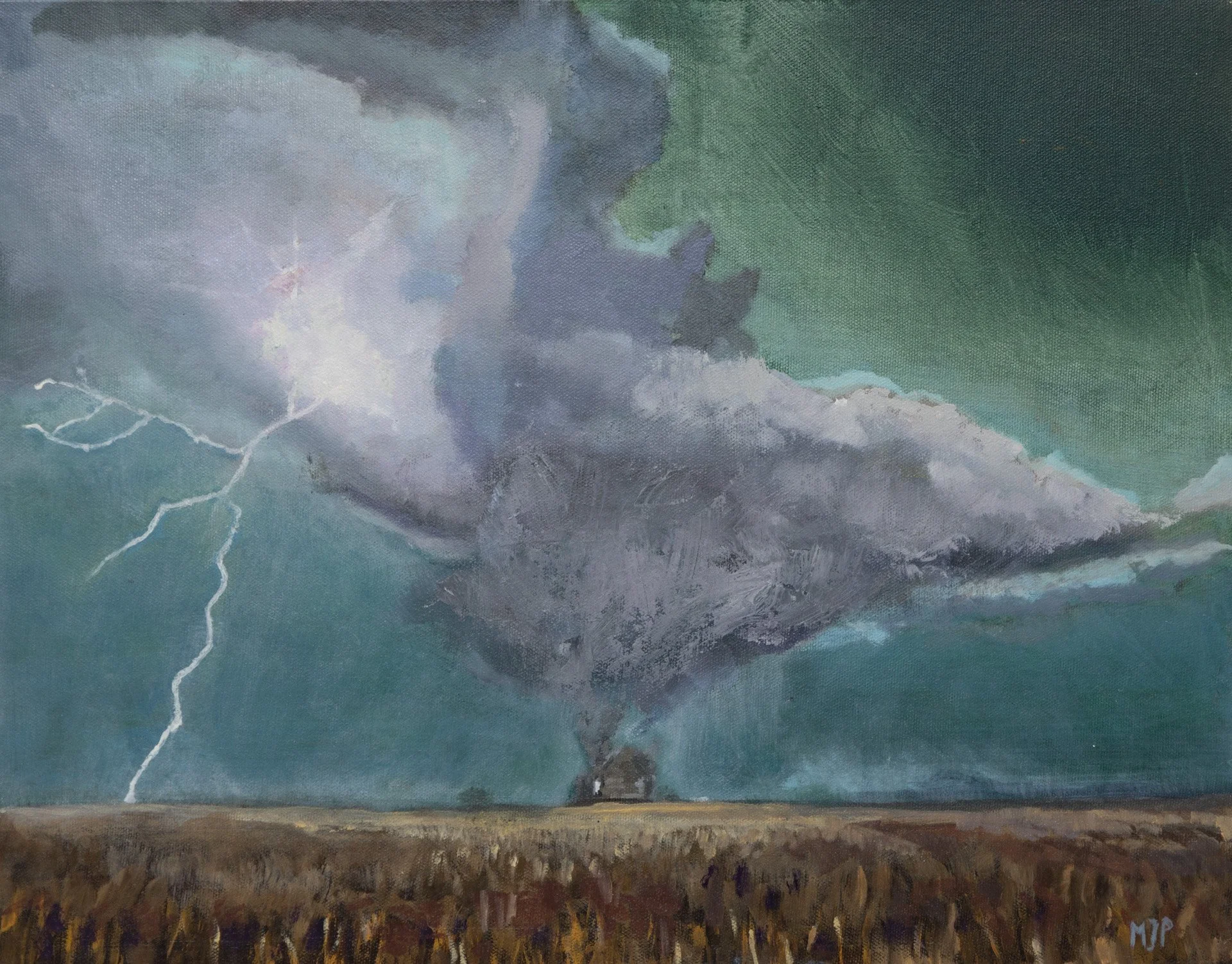 End of Summer - Acrylic on canvas 14x18in