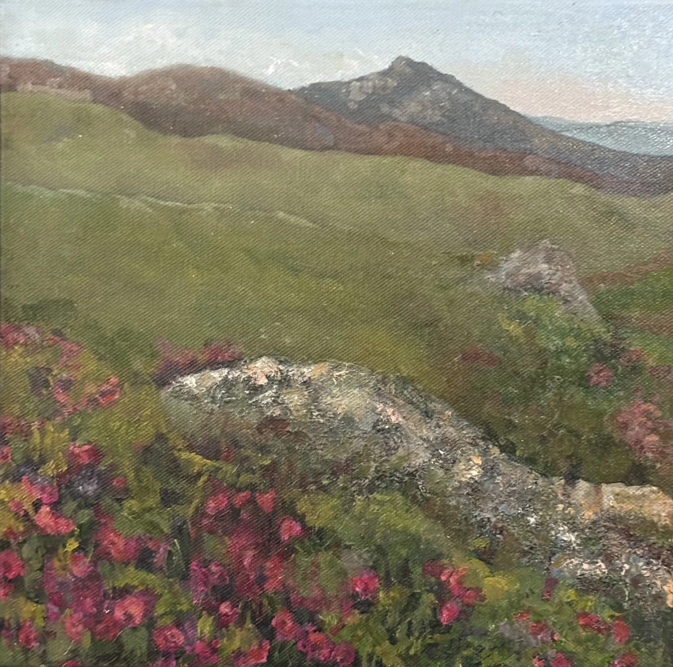 Wildflowers - Mixed media on canvas 12x12in