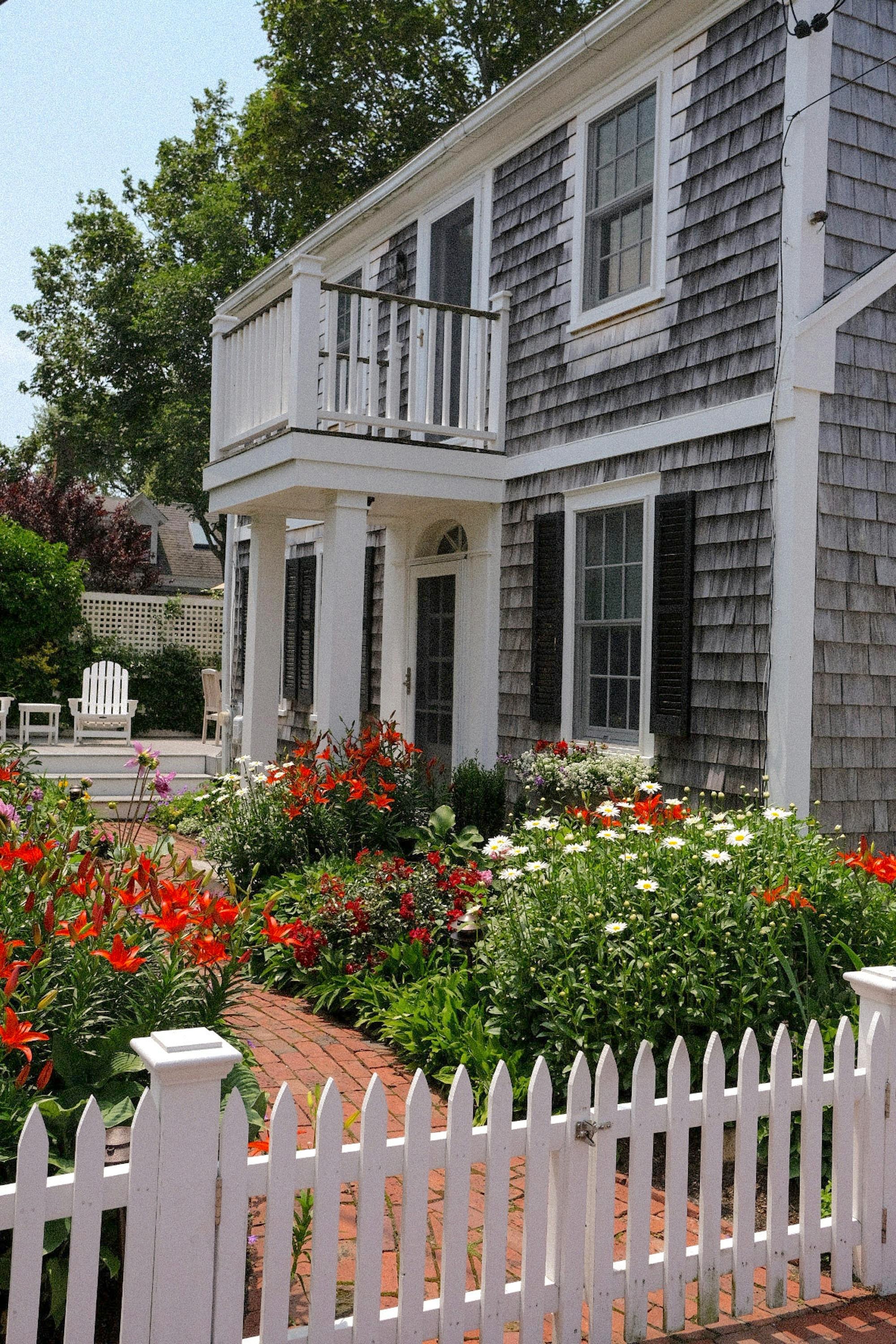Historic home with white picket fence in Wilmington Massachusetts