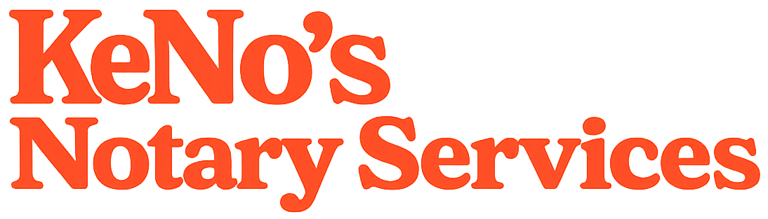 KeNo's Mobile and Remote Online Notary (RON)