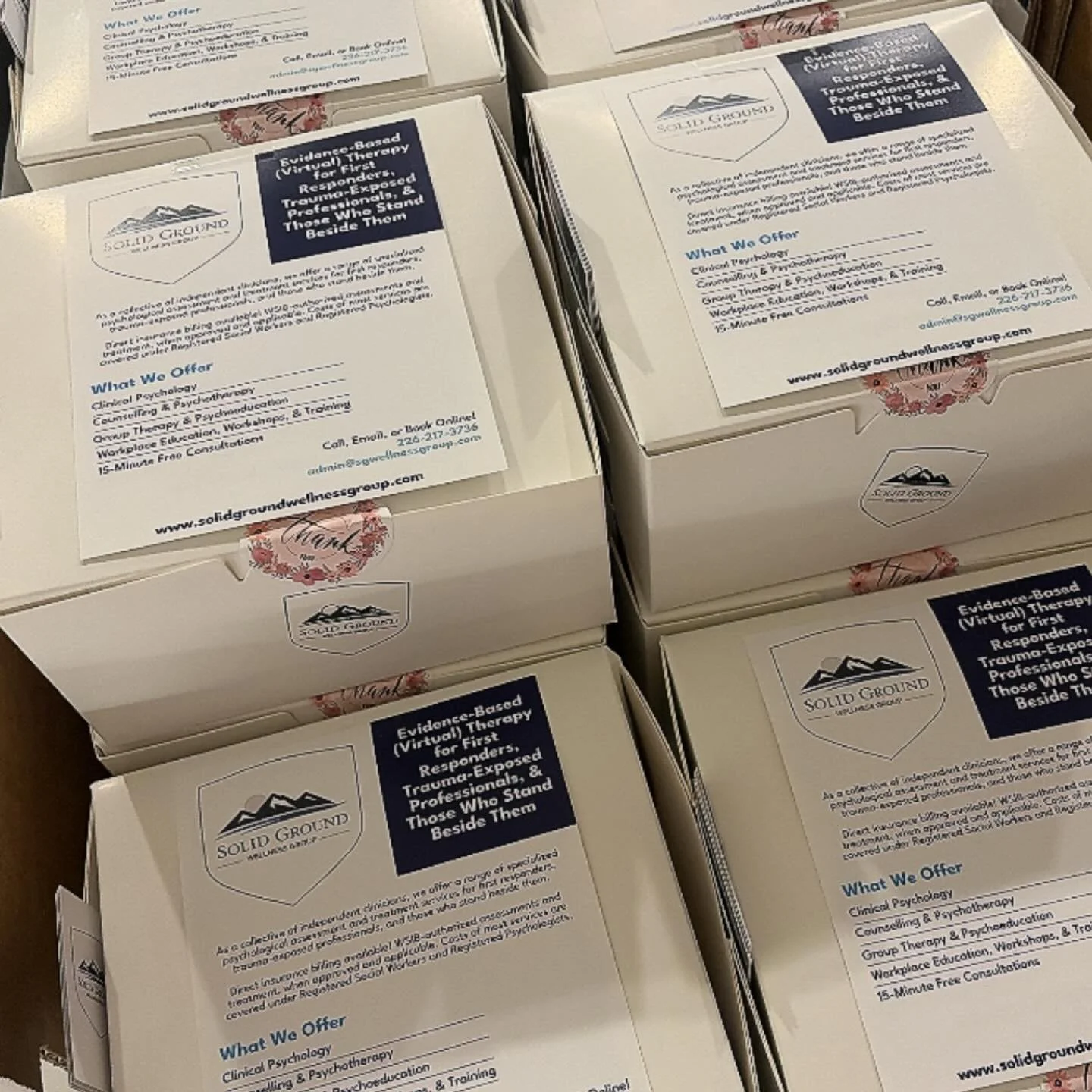 This Mental Health Awareness Month, our clinicians are spending the day doing cookie drop-offs for some of the first responders in our community 🍪

To the people who spend their days responding to crisis, holding it together under pressure, and carr