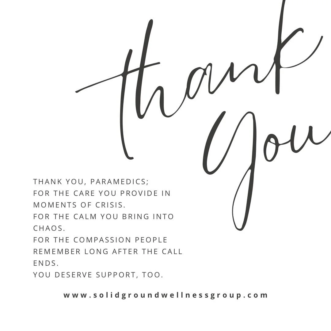 This Paramedics Week, we want to recognize and thank paramedics for the incredible work they do; often under immense pressure, unpredictability, and emotional strain.

Paramedics witness people on some of the hardest days of their lives. They move fr