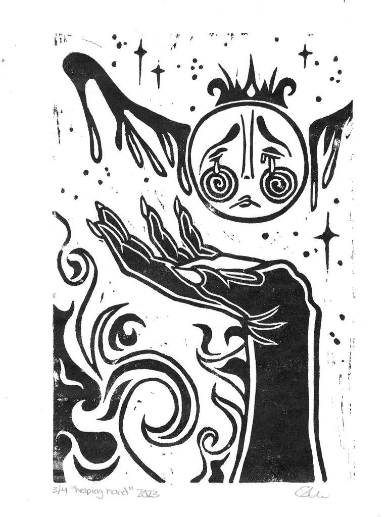 "Helping hand" Print