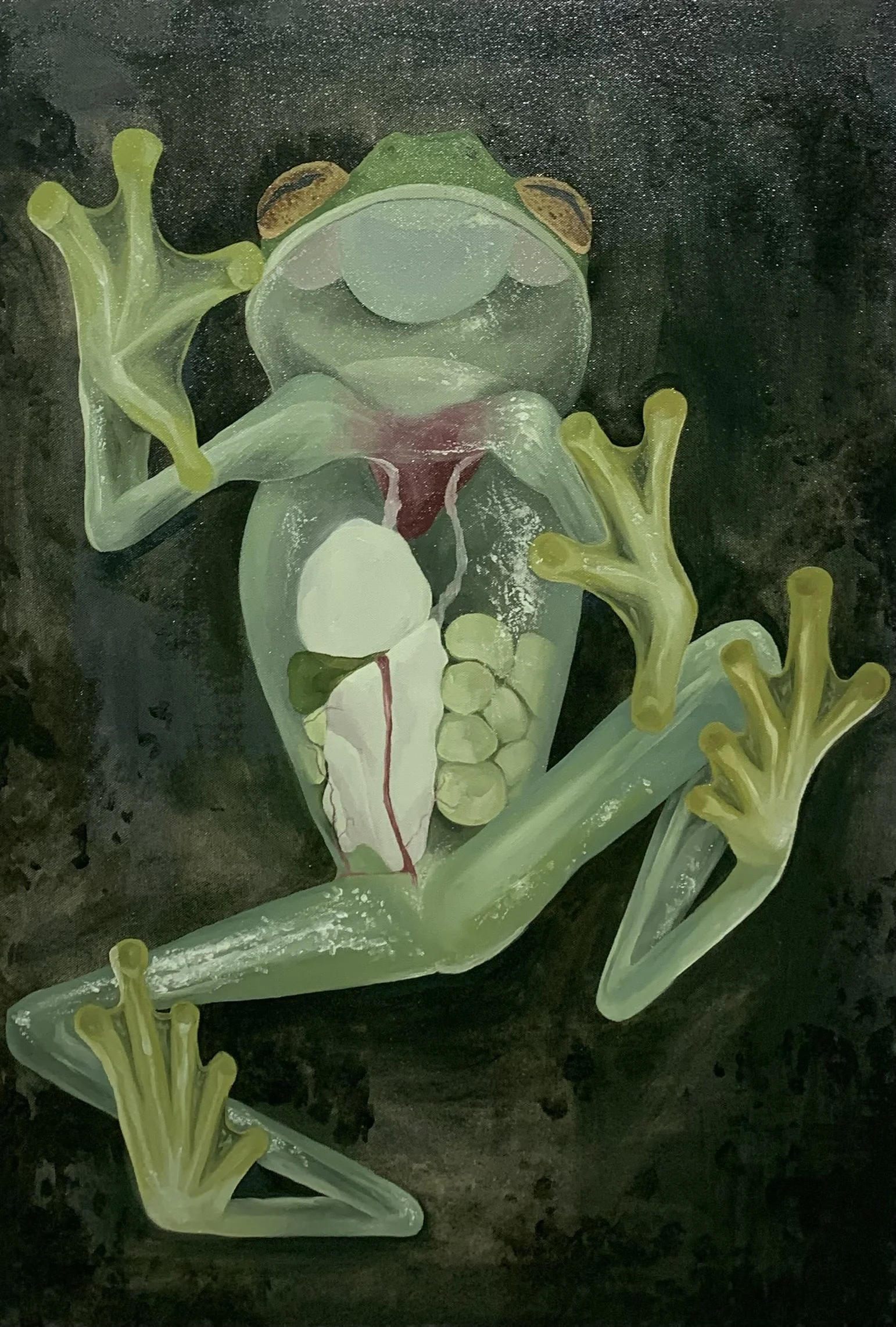 "Cycle" (2/3), Oil on canvas, 2024