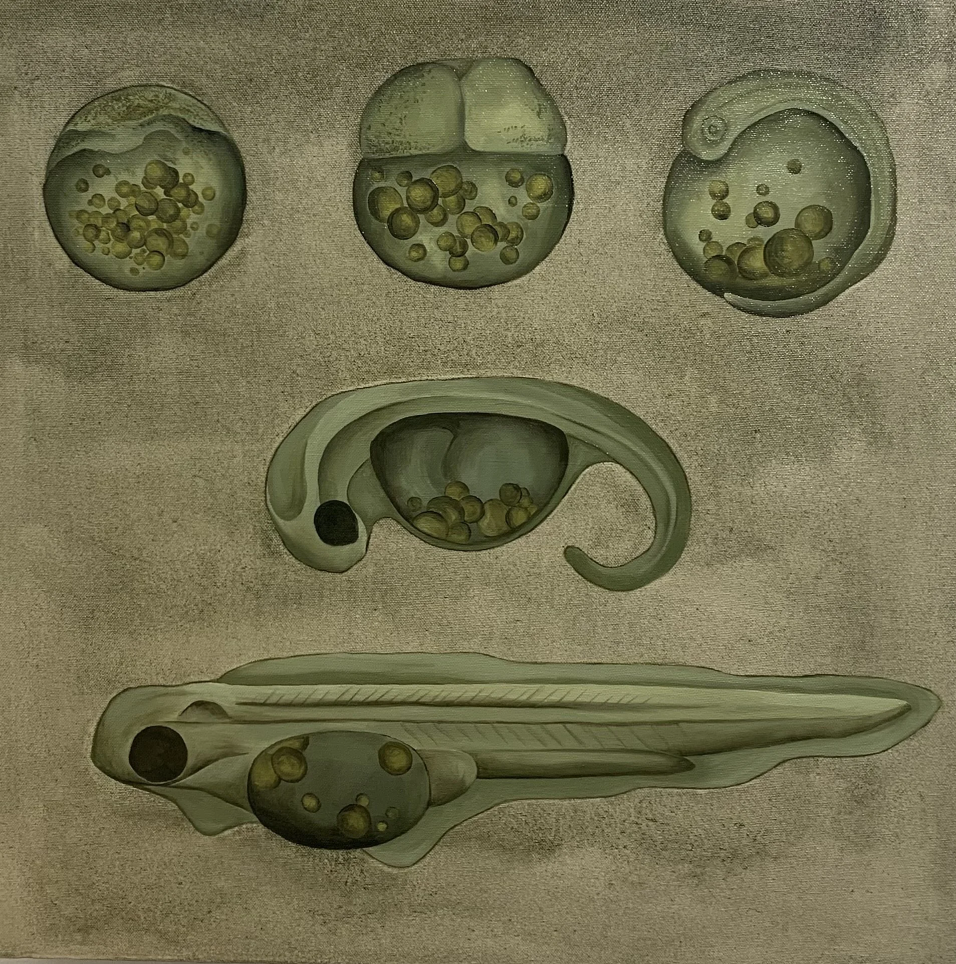 "Cycle" (1/3), Oil on Canvas, 2024