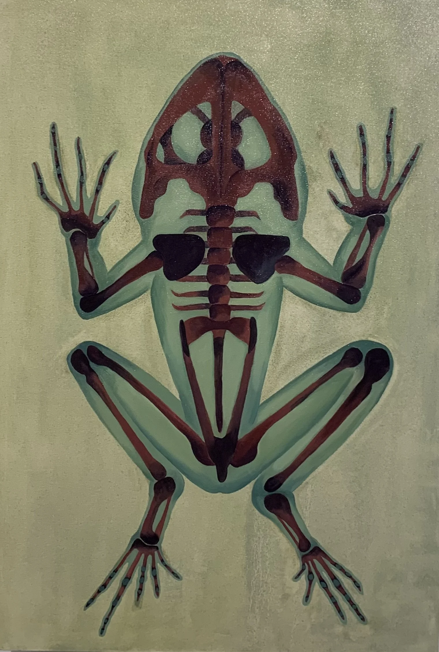 "Cycle" (3/3), Oil on canvas, 2024